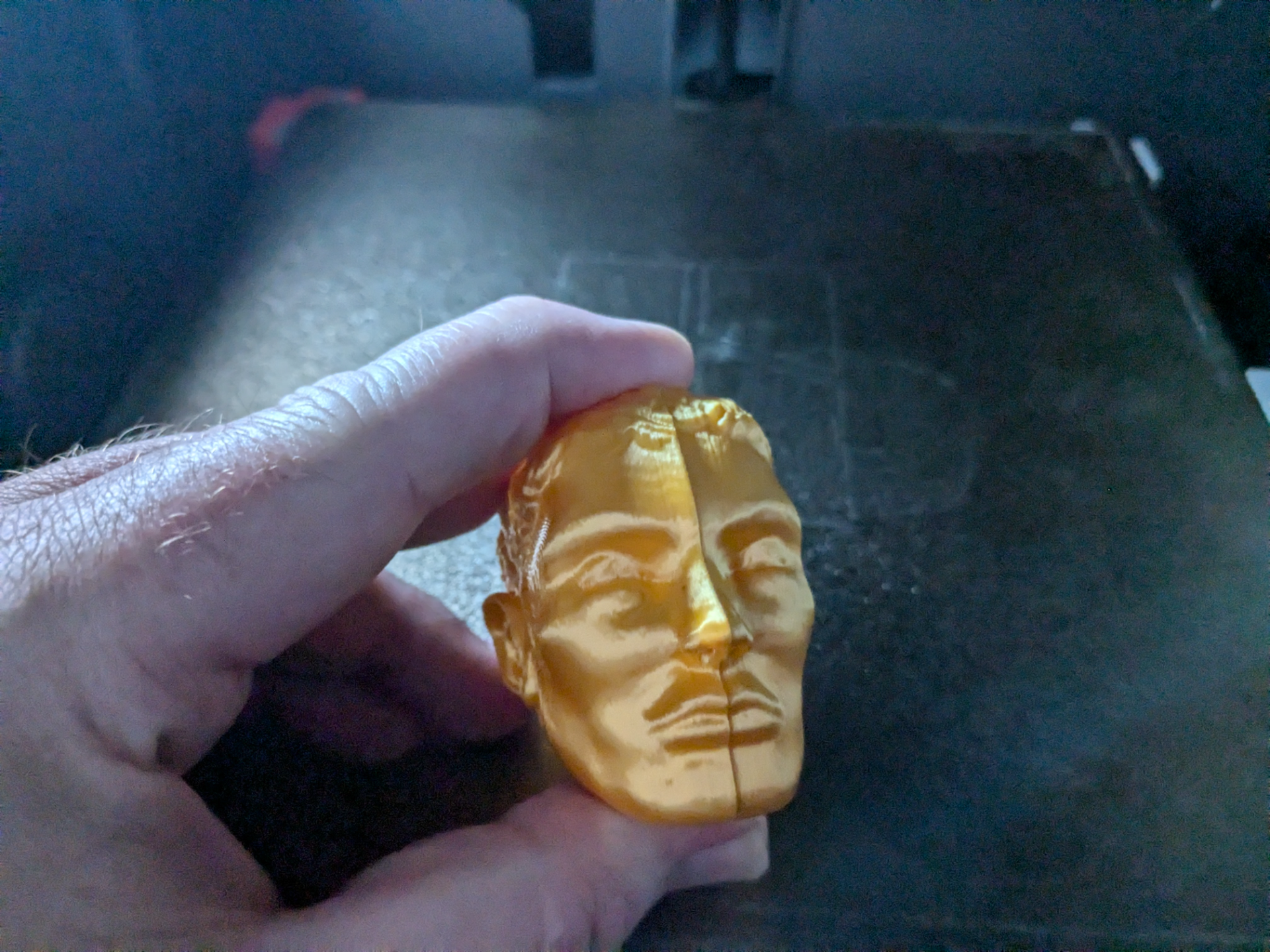 Chaos orb, split for easy printing