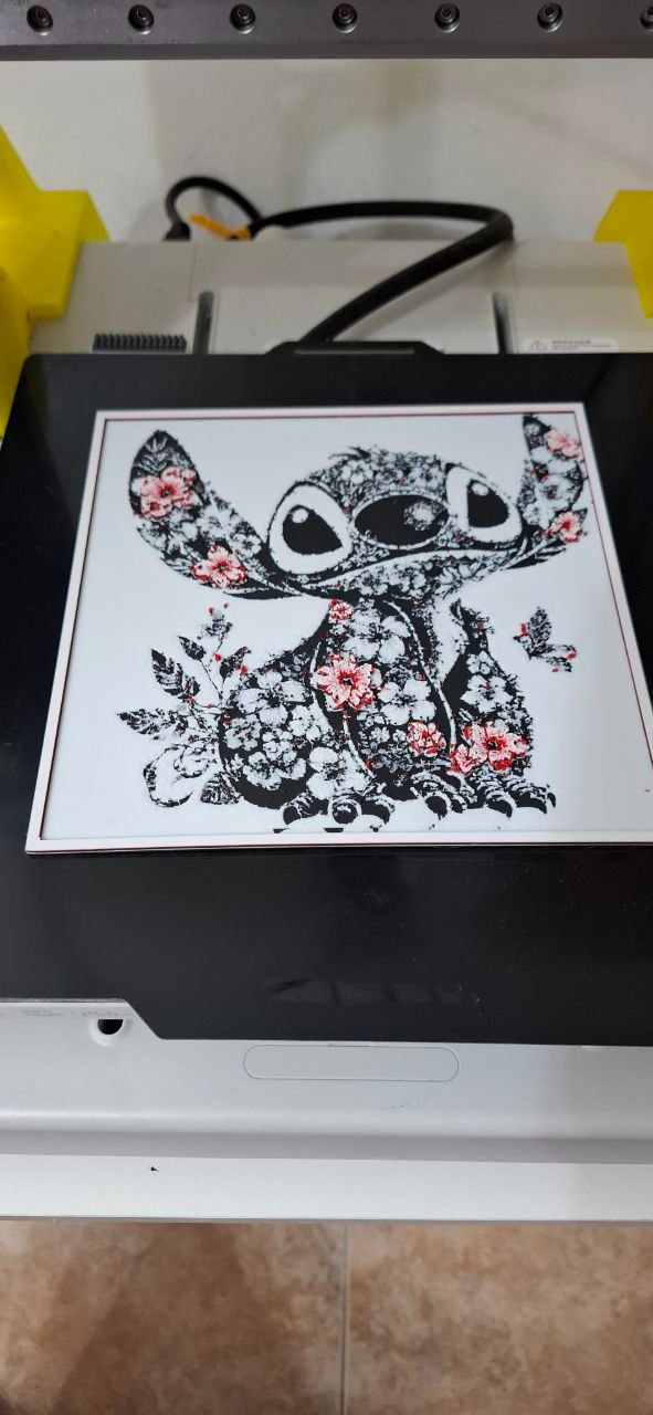 stich con flores