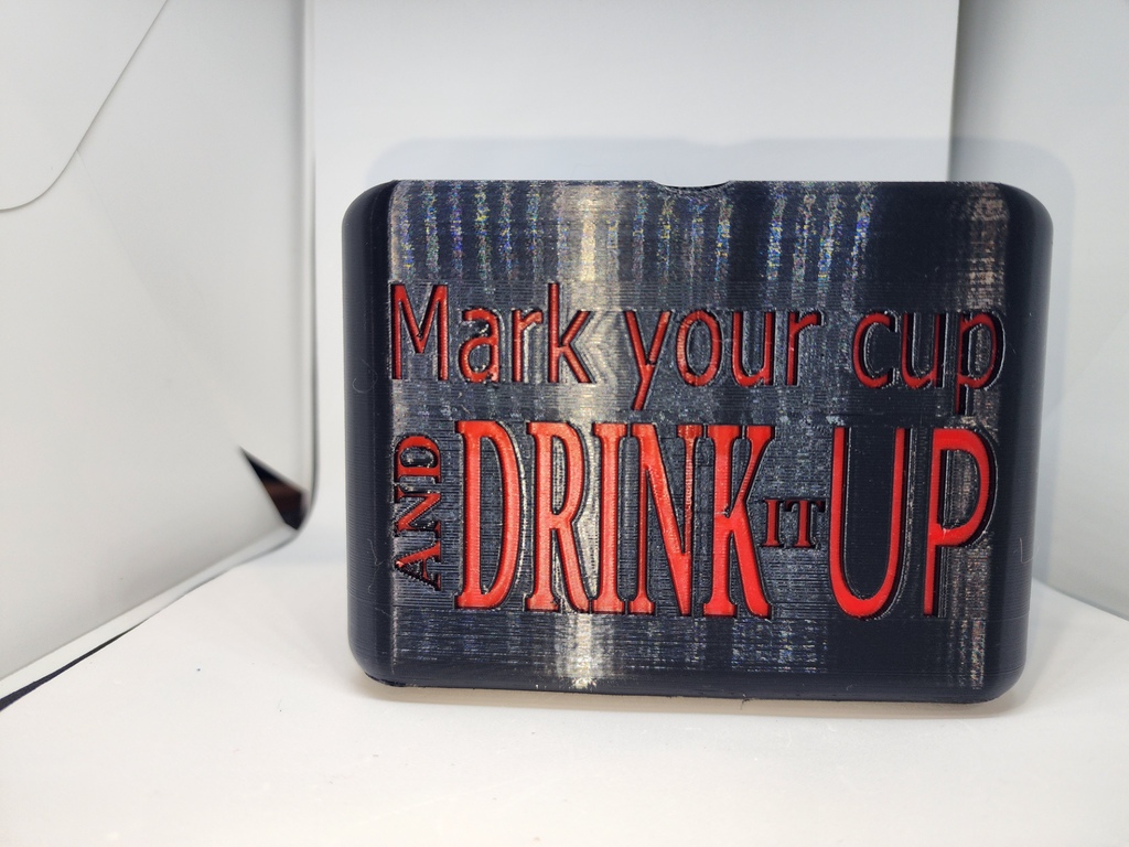 Red Solo Cup Holder W/ Marker