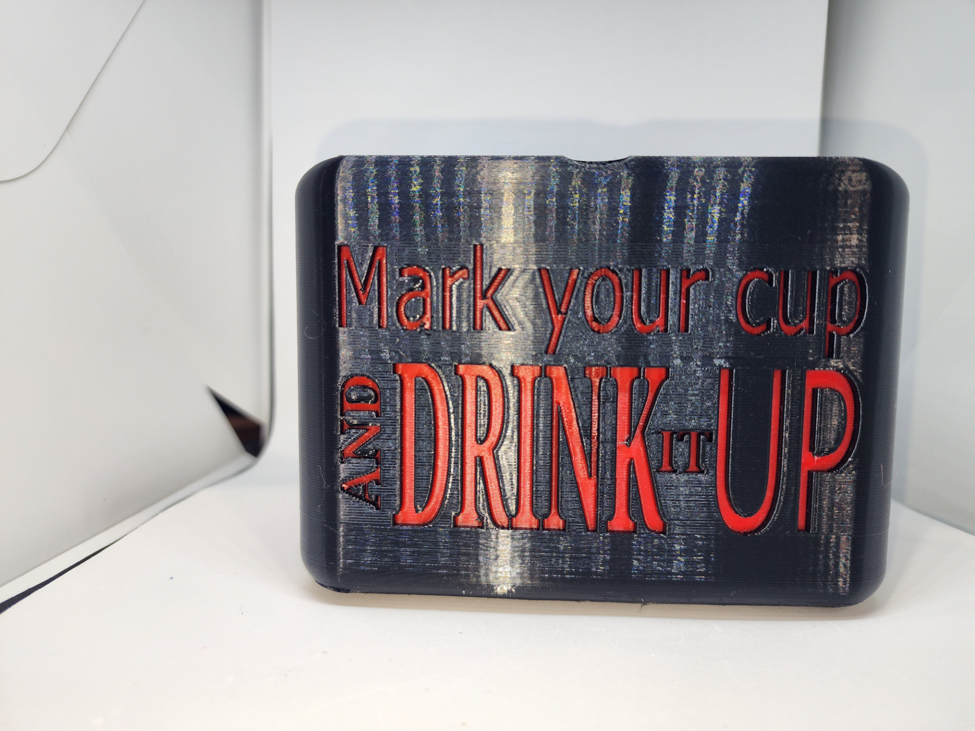 Red Solo Cup Holder W/ Marker