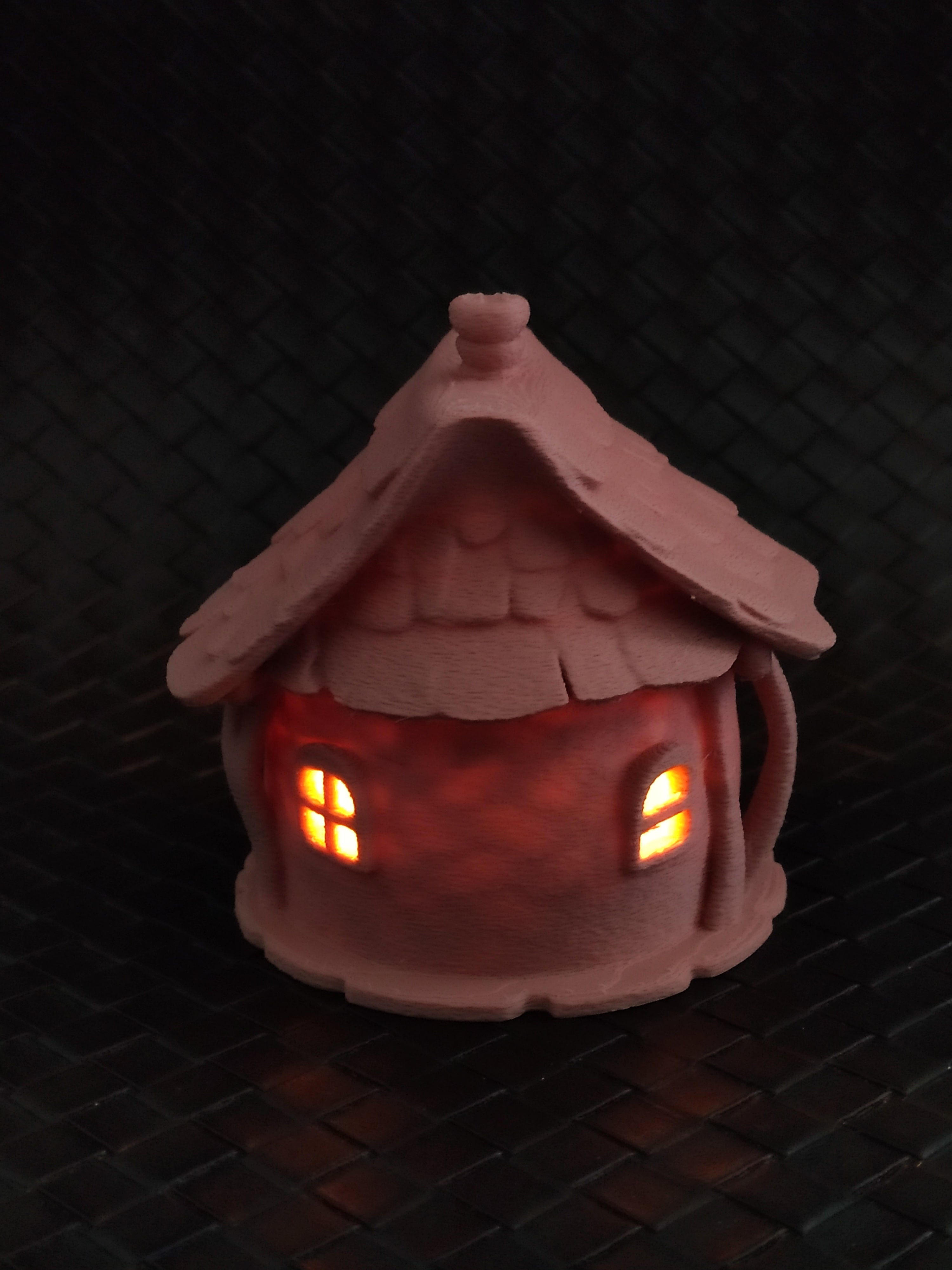 FairyTale cottage - LED tea light cover (2pcs)