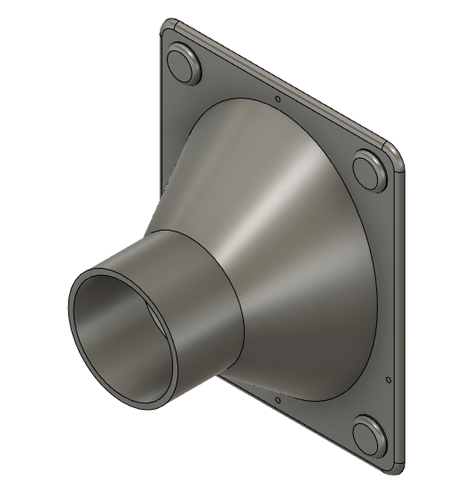 Bambu X1C P1S Air vent 50mm Hose Mount