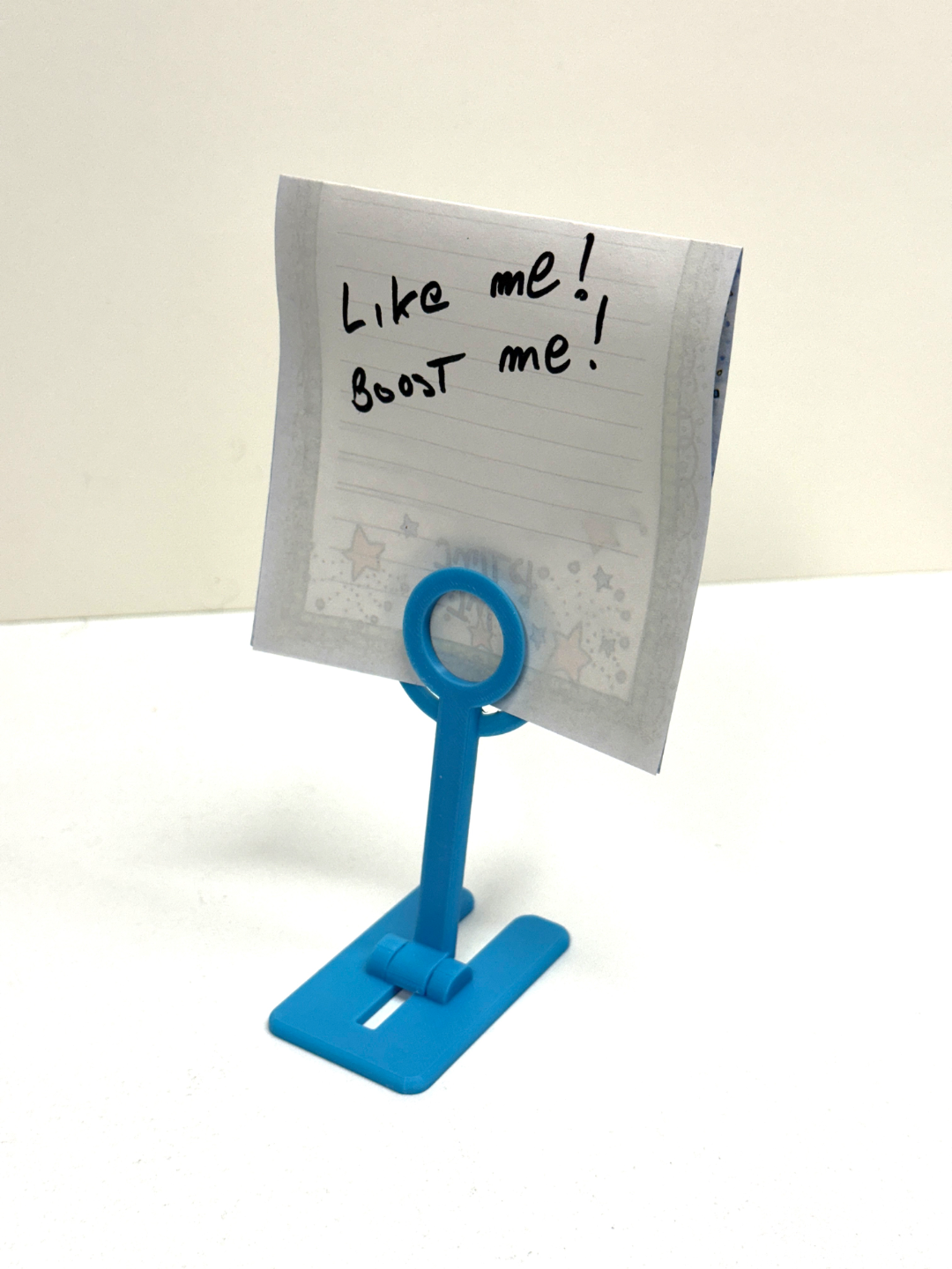 Print in place Receipt, Note or Photo Clip