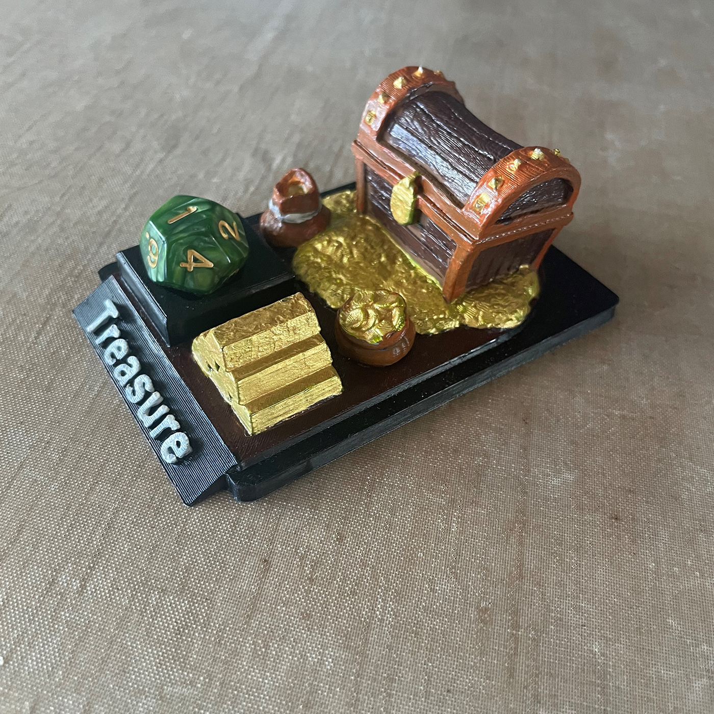 MTG 3D Treasure Token