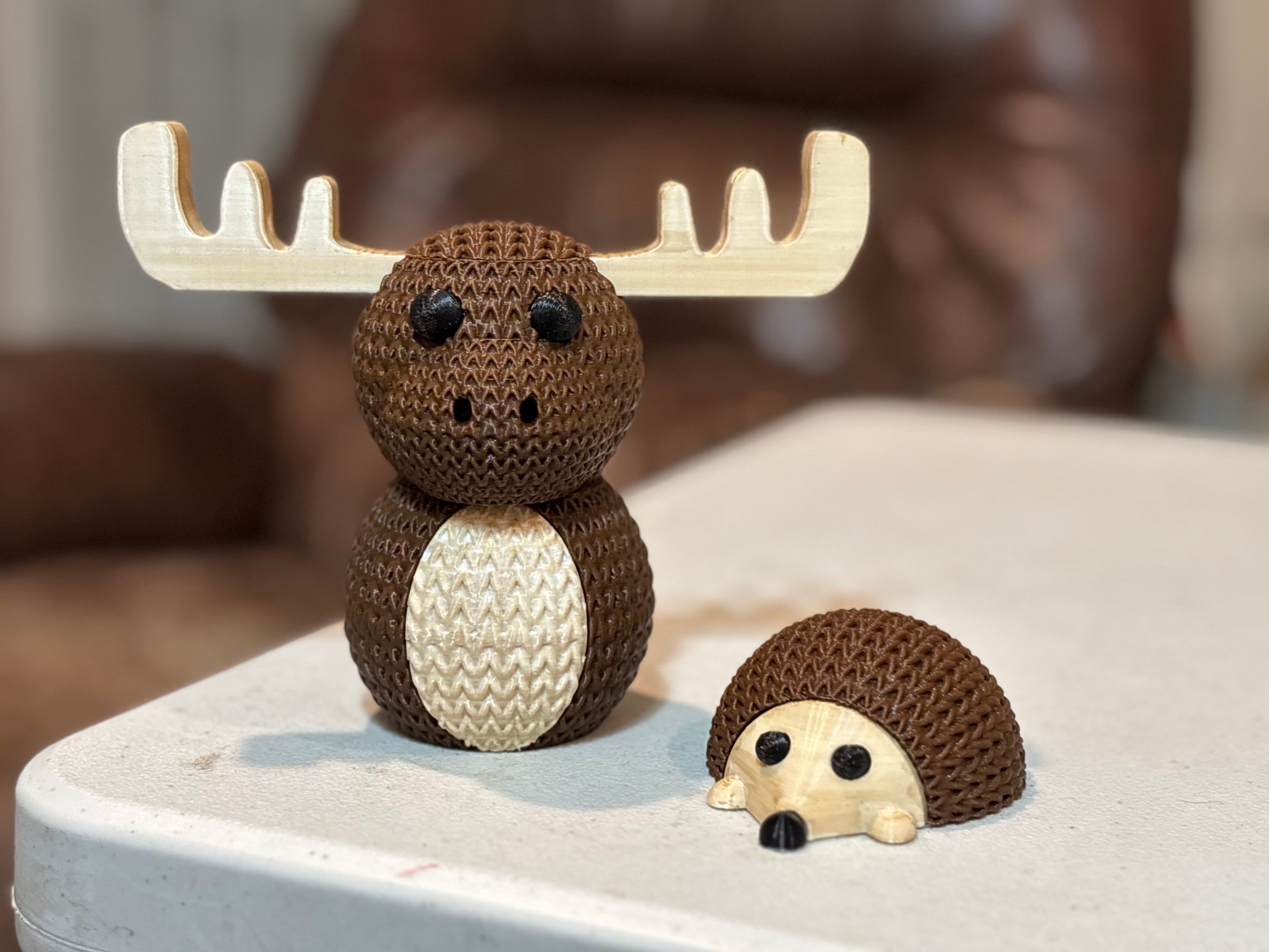 Buildable Knitted Hedgehog