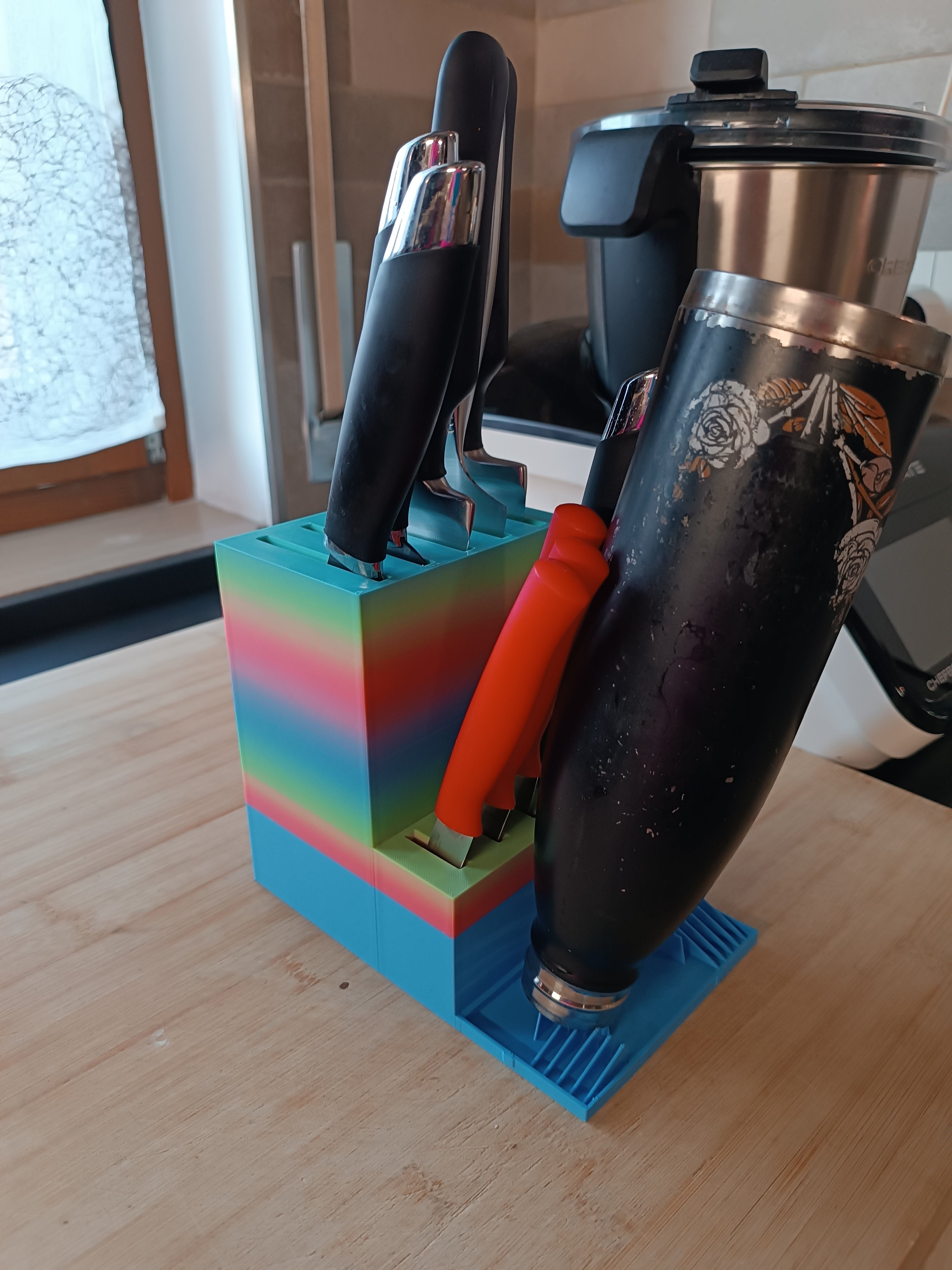 knife & bottle holder