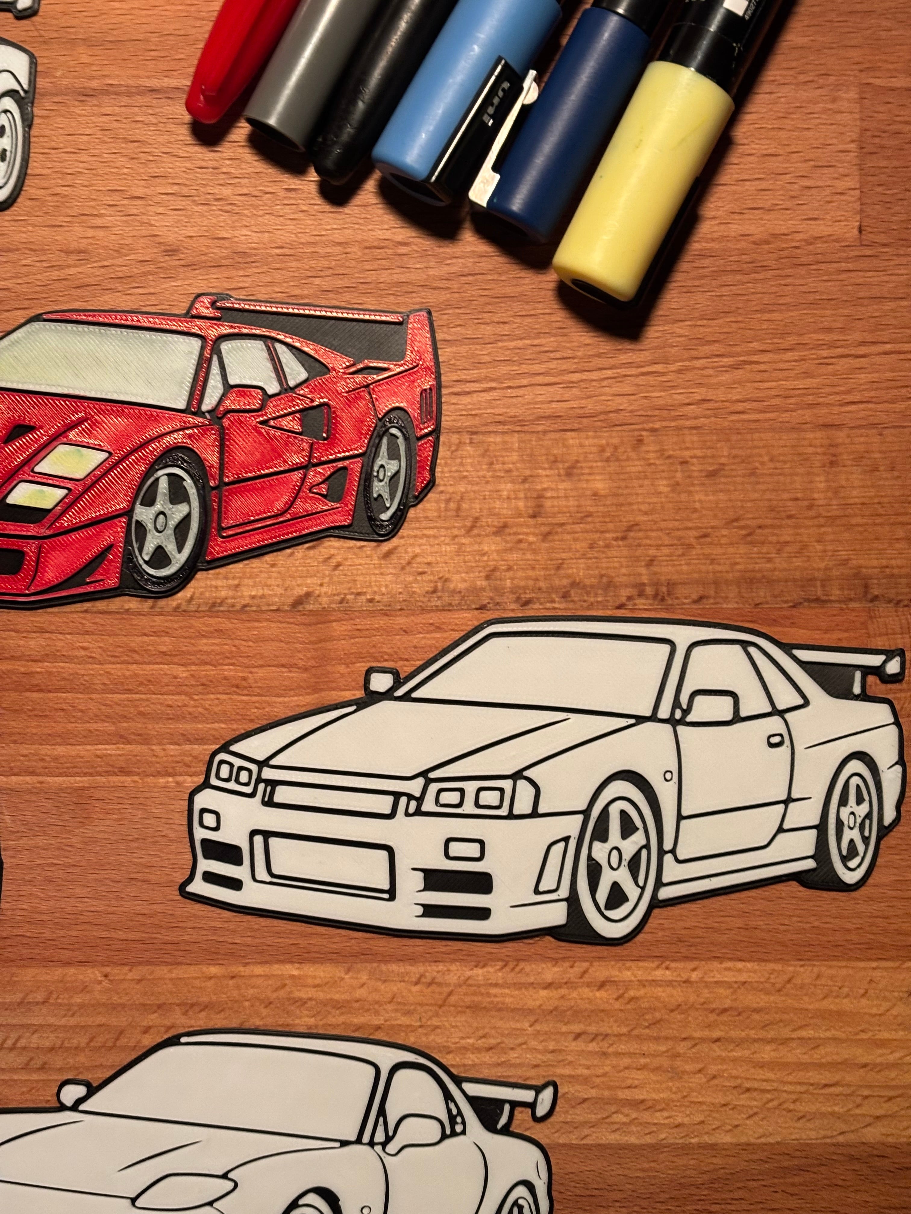 Sports Car Coloring Pack