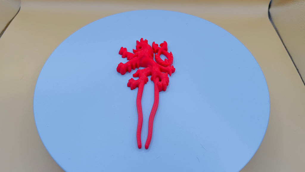 Czech Lion Hairpin (3 leg lengths)