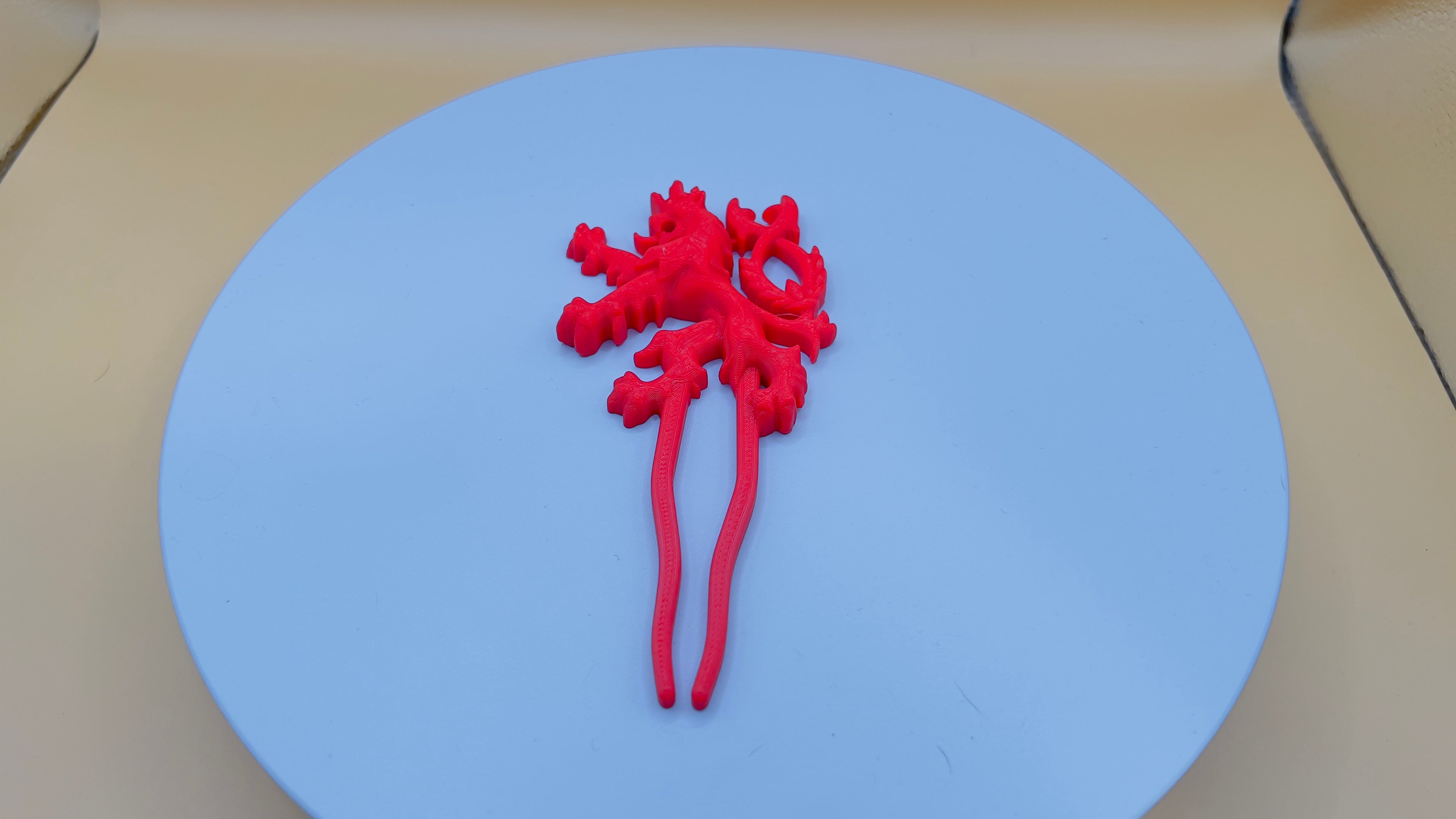Czech Lion Hairpin (3 leg lengths)