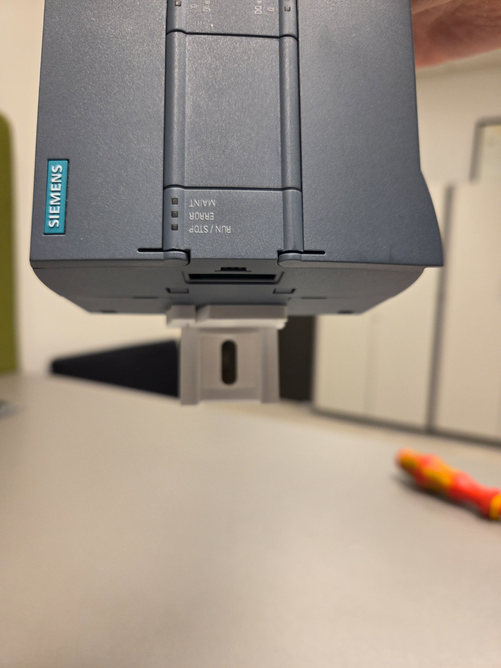DIN-rail end stopper