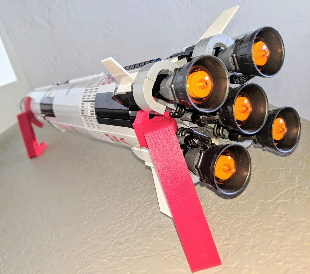 Brick 92176 Saturn V vertical wall mount (steeper)