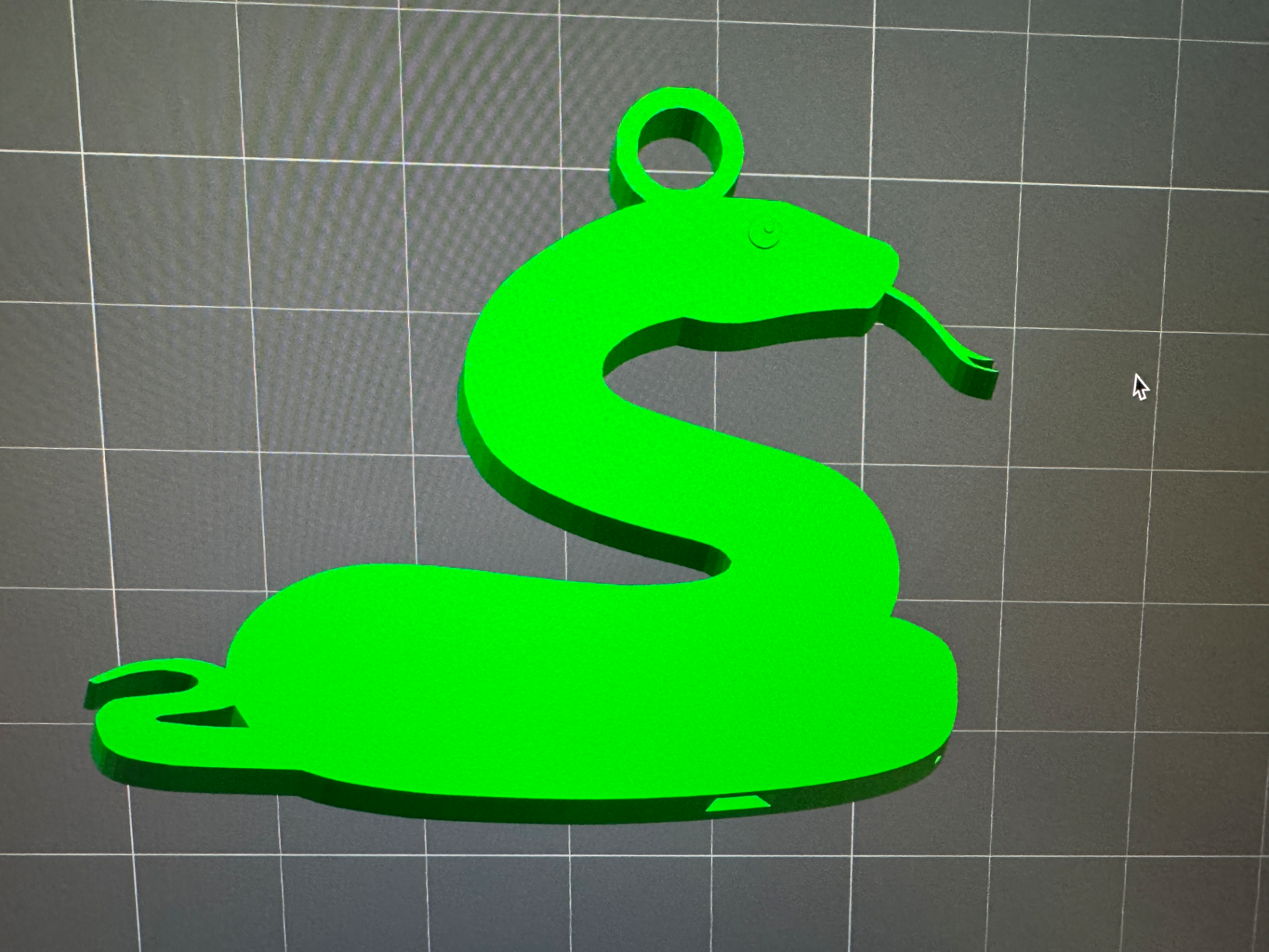 Snake Whistle Keychain