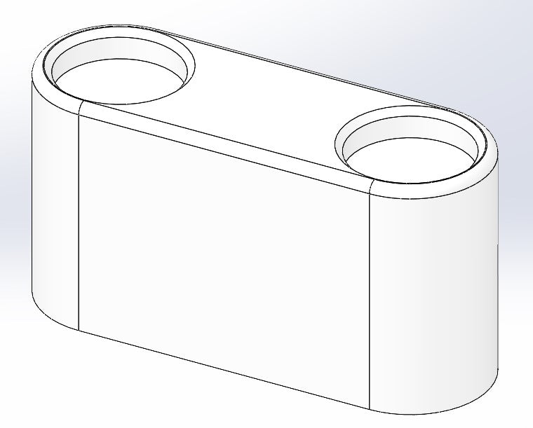 Simple fast spacer for the glass cover [Bambu Lab P1S/X1/ X1C]