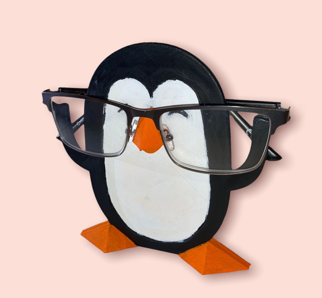 Penguin glasses stand