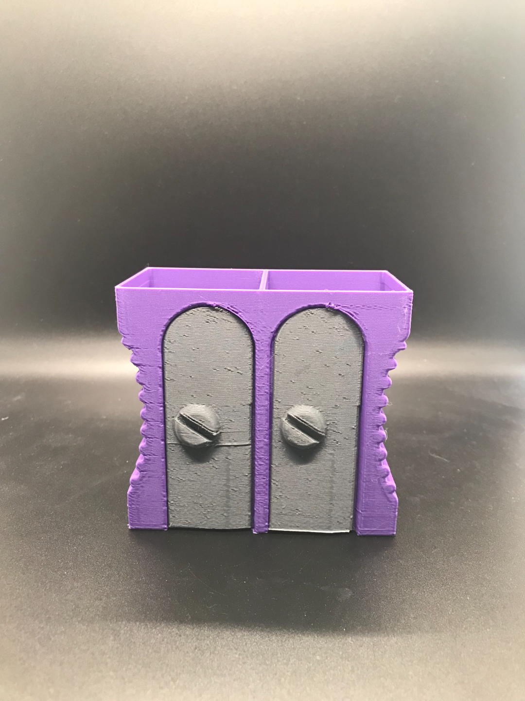 Pencil Sharpener Holder Double