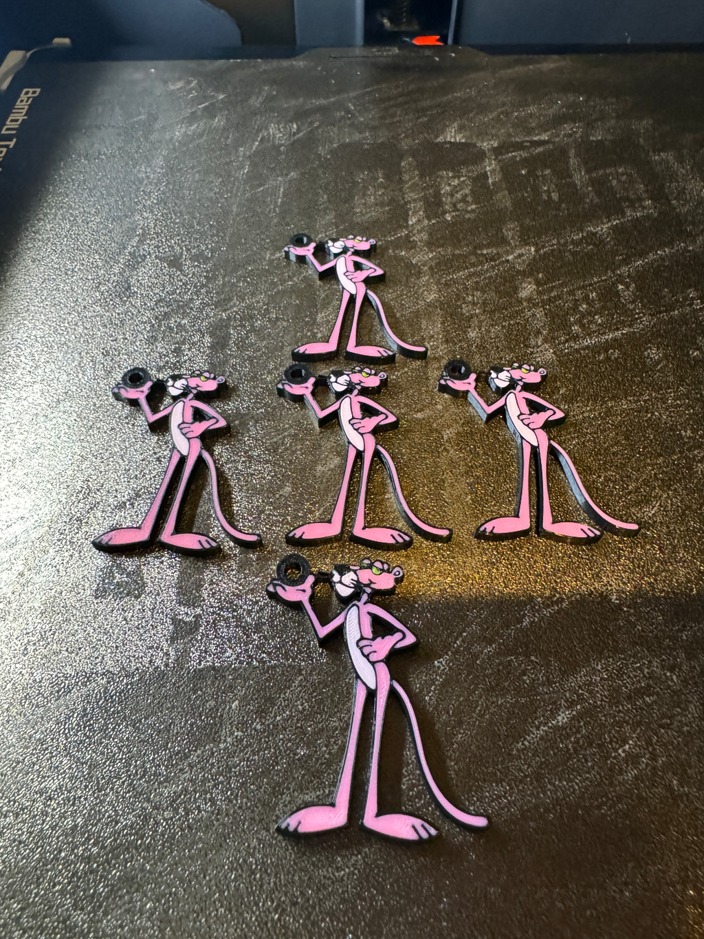 Pink Panther keychain 0.2mm nozzle required