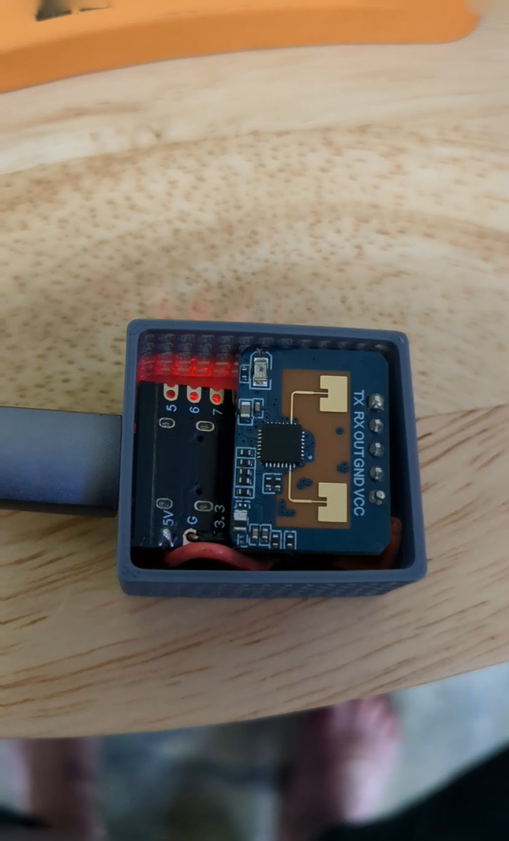 ESP32-C3 Super Mini LD2410C Case - Front Holes