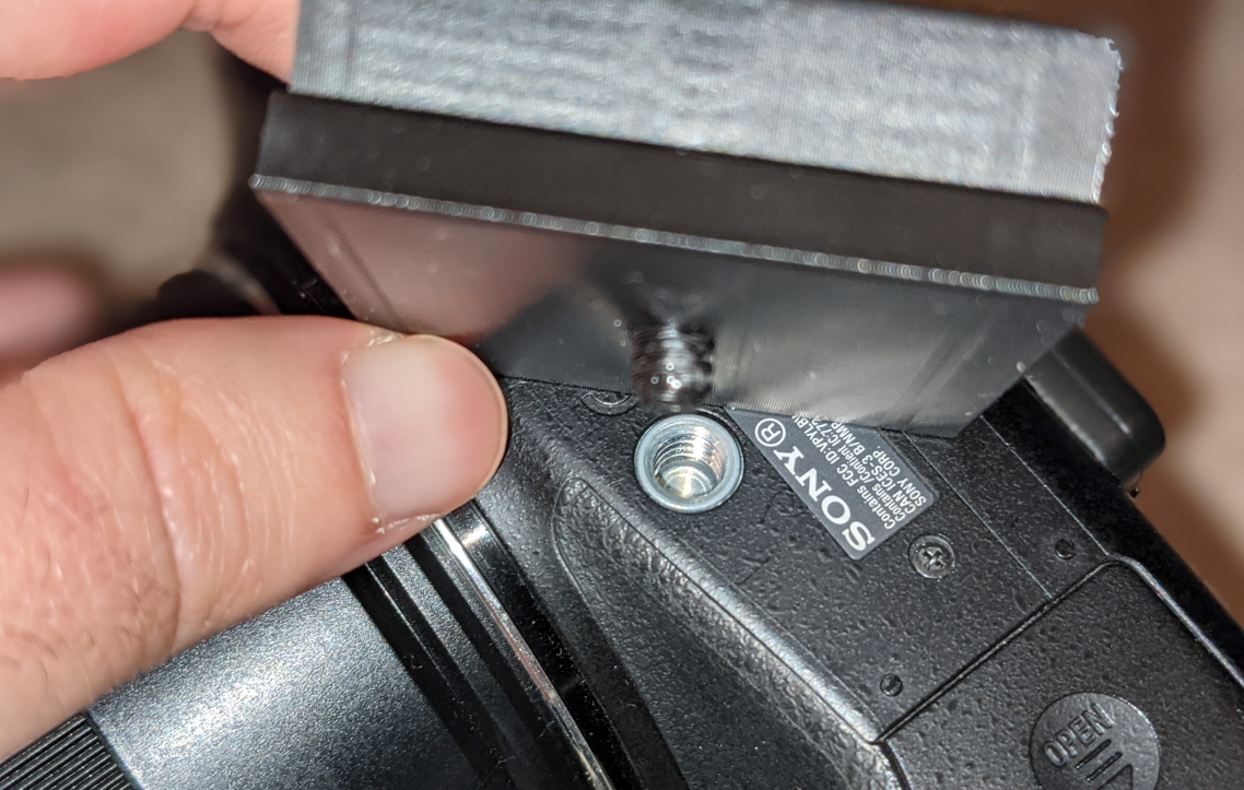 Cam locking camera mount for quick release tripod