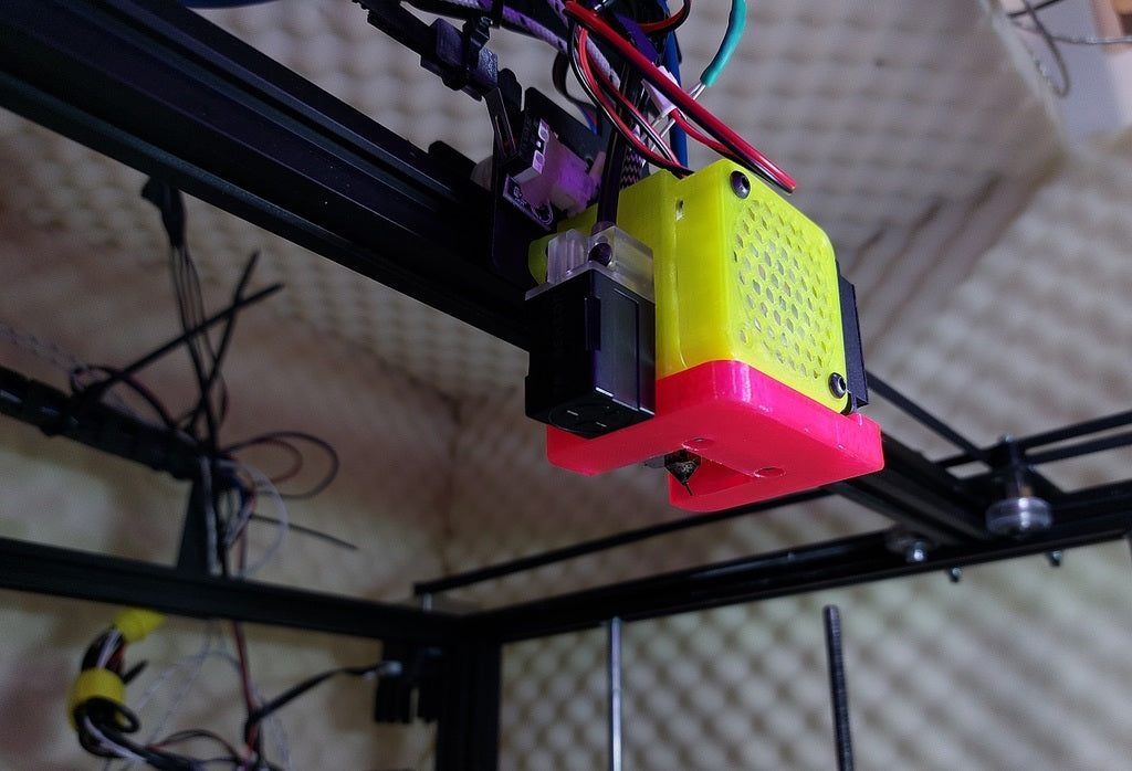 Tronxy X5SA Hotend Case replacement with fanduct