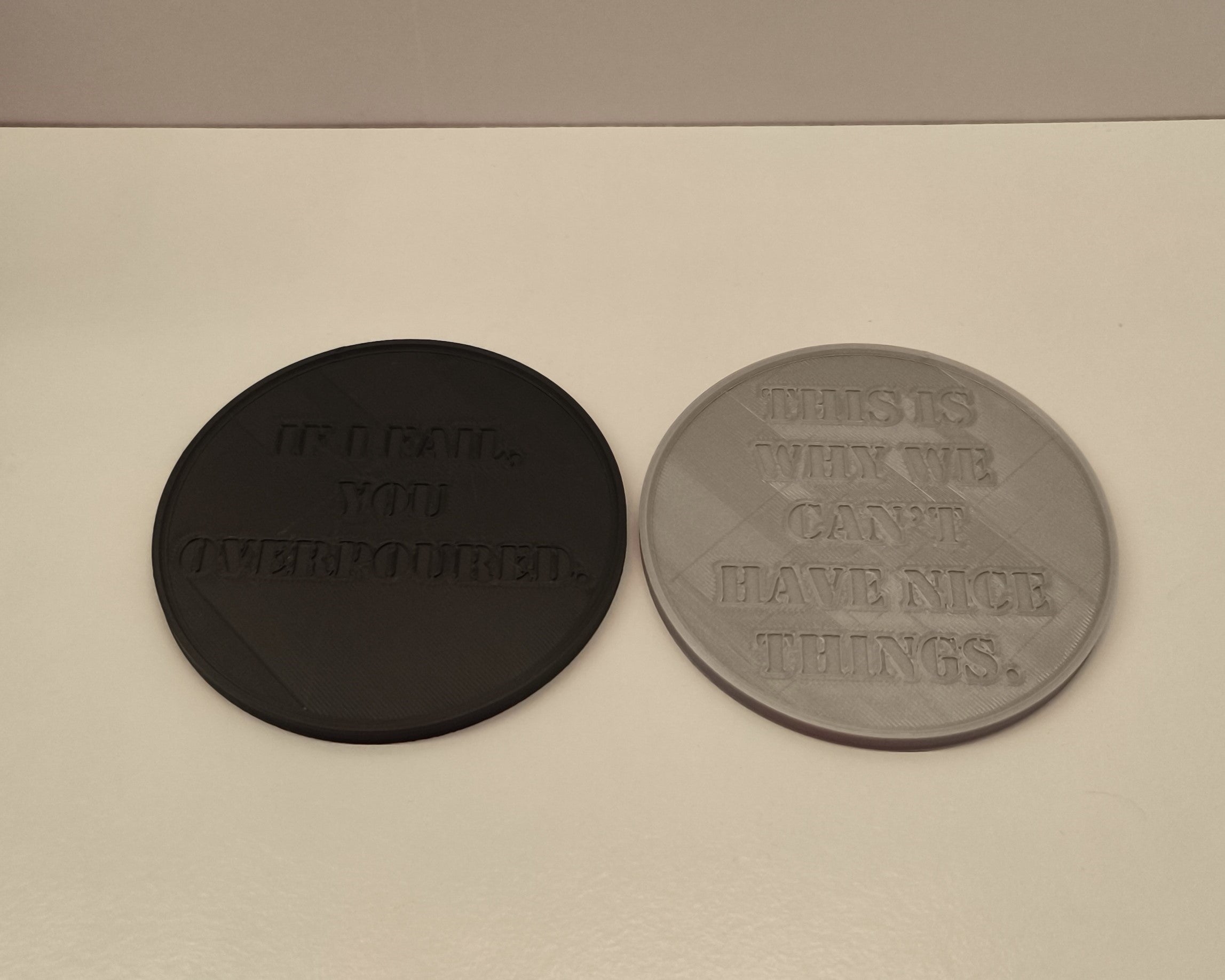 Coaster Set + Holder (Customizable Coaster)