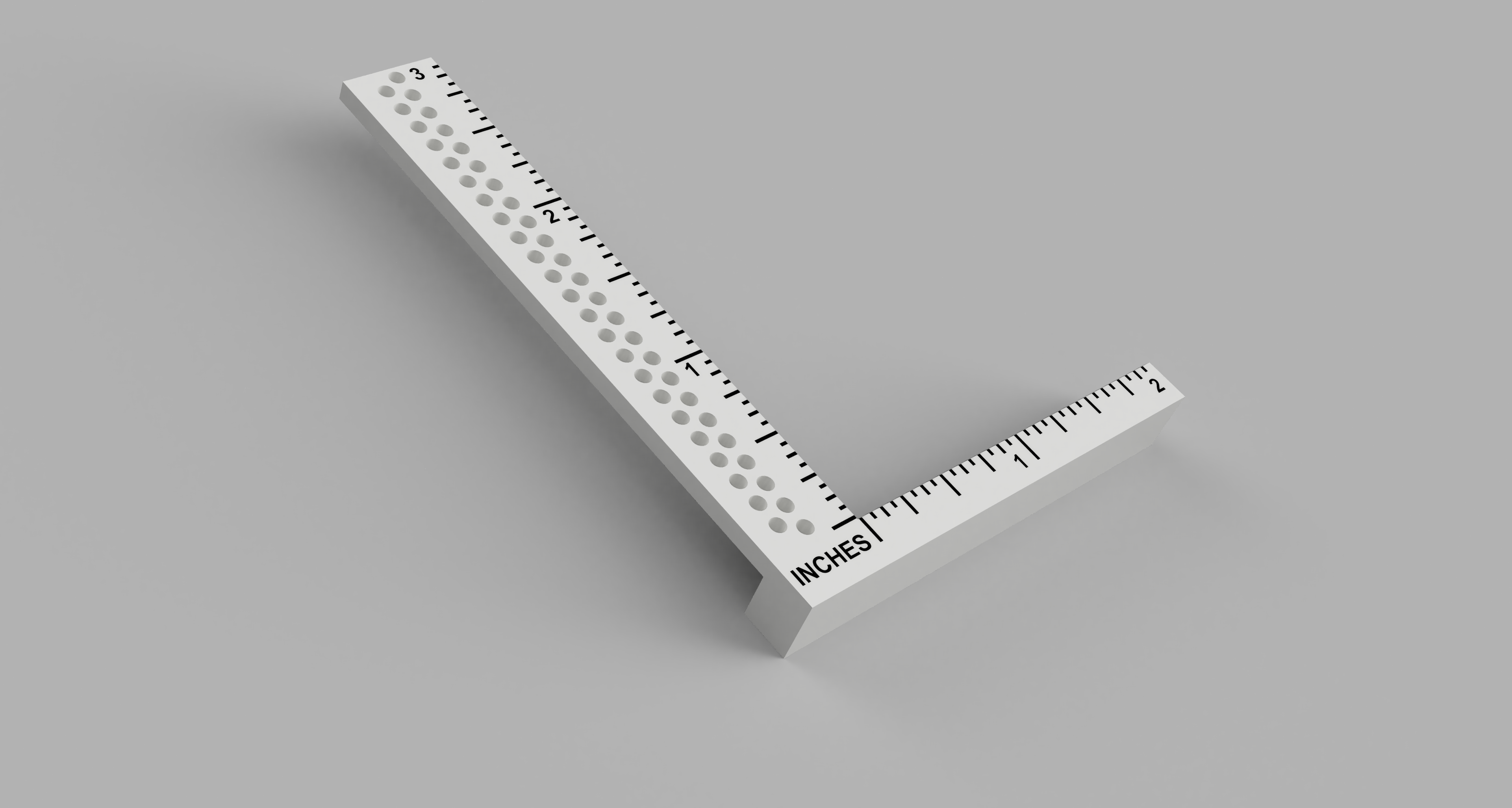 Small Woodworking Square in Inches