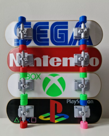 Mini Skateboard Deck PlayStation Sega Nintendo