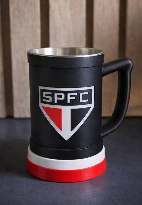 TAZA CHOPP CERVECERO 500 ML SAO PAULO FC