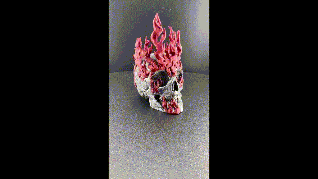 Fire Skull / flame skull