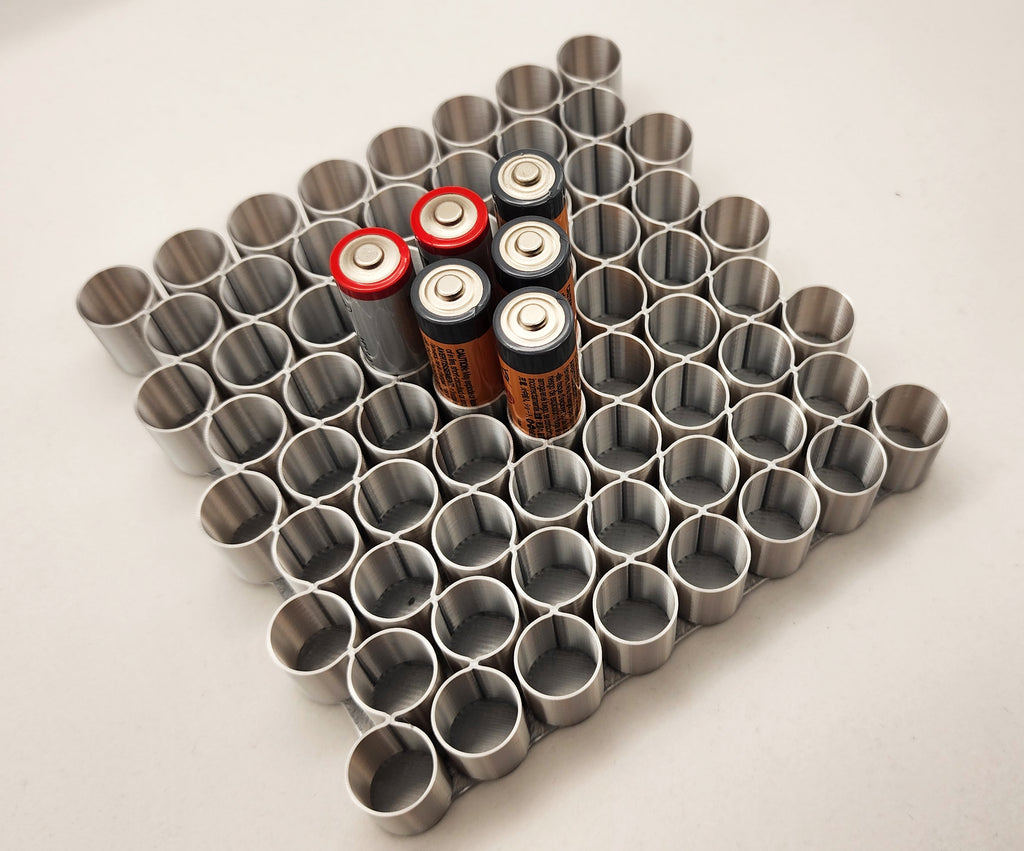 Vase Mode Battery Trays AAA-AA-9V-C-D