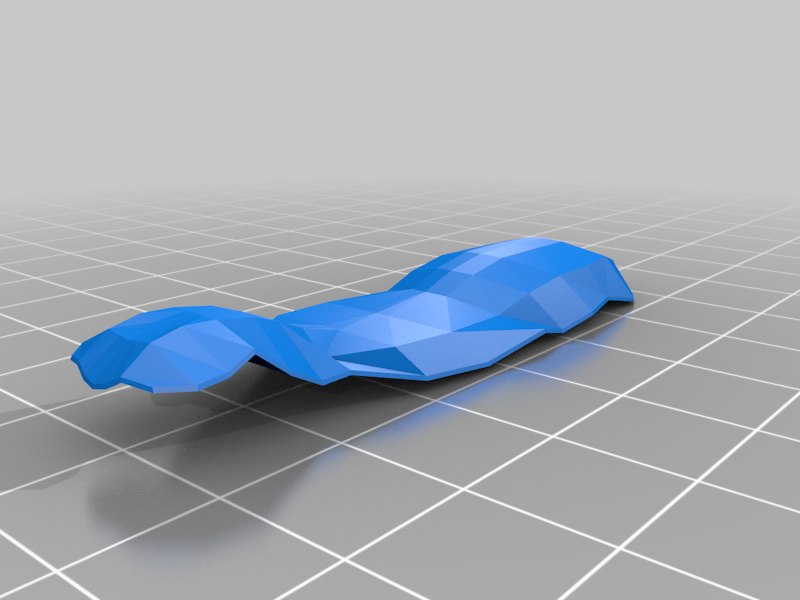 Low Poly Honey Badger for Dual Extrusion