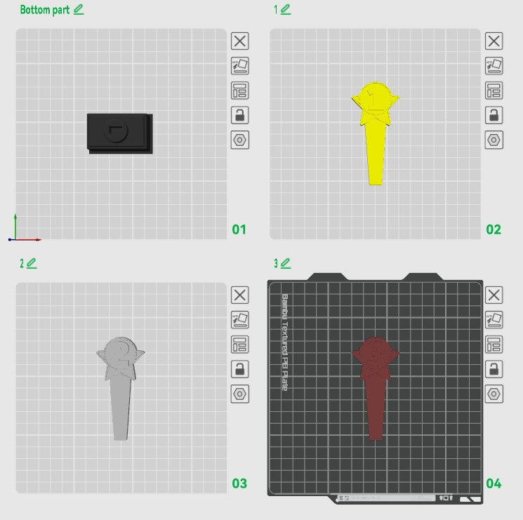 Mini Trophies Set – 1st 2nd 3rd Place Awards
