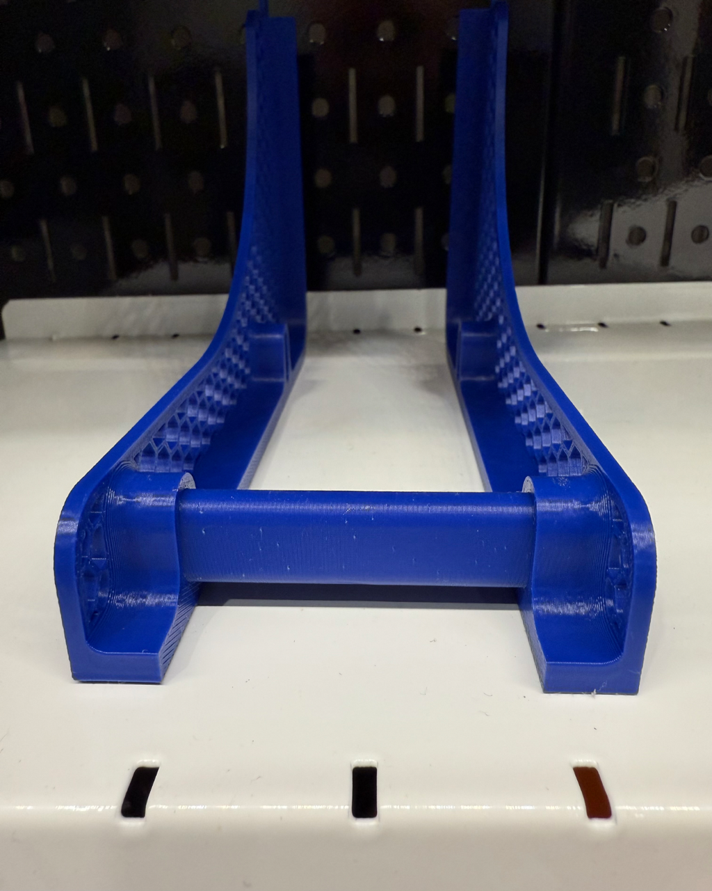 Filament Spool Holder for Wall Control Pegboard