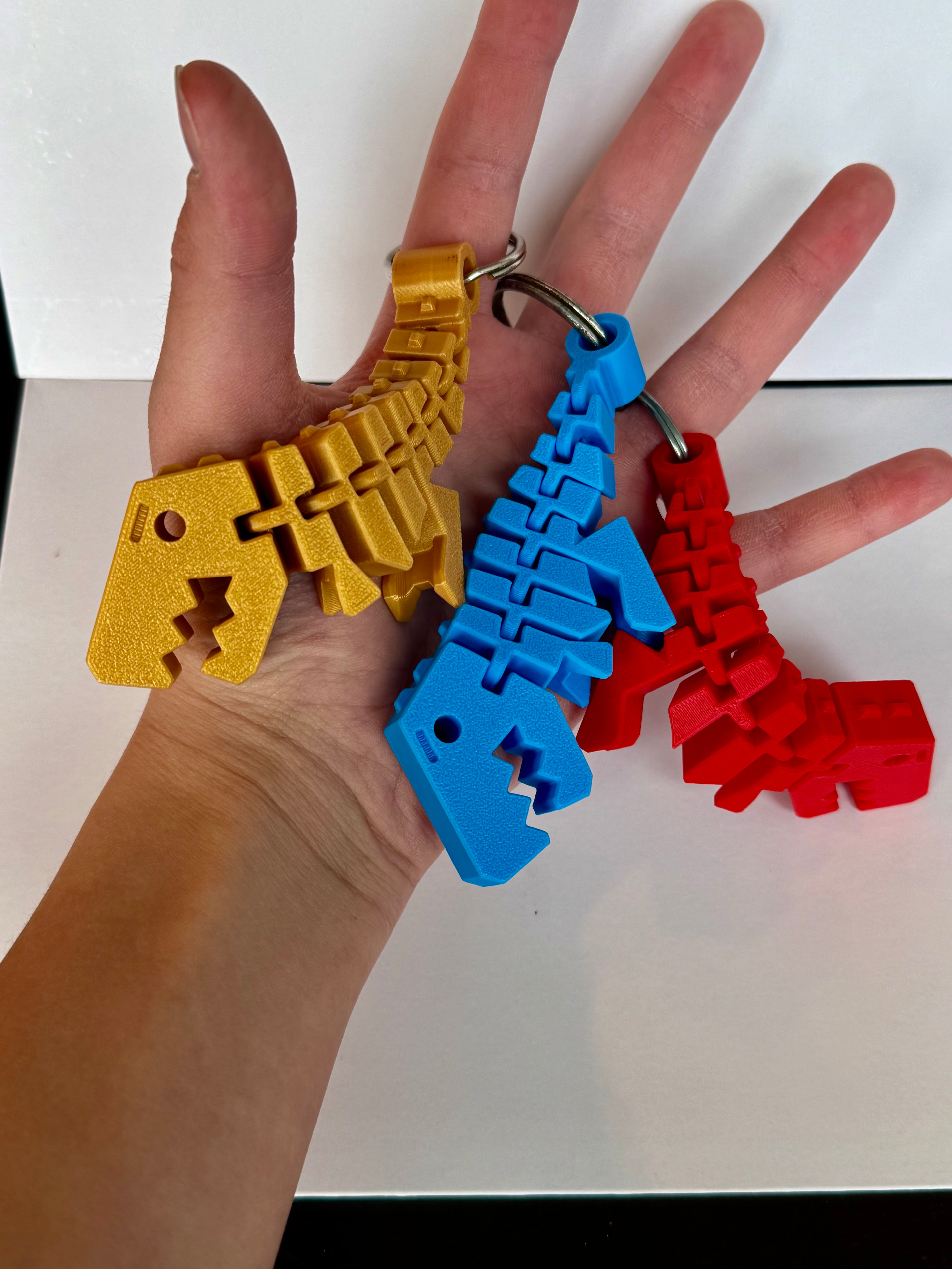 Flexi rex keychain