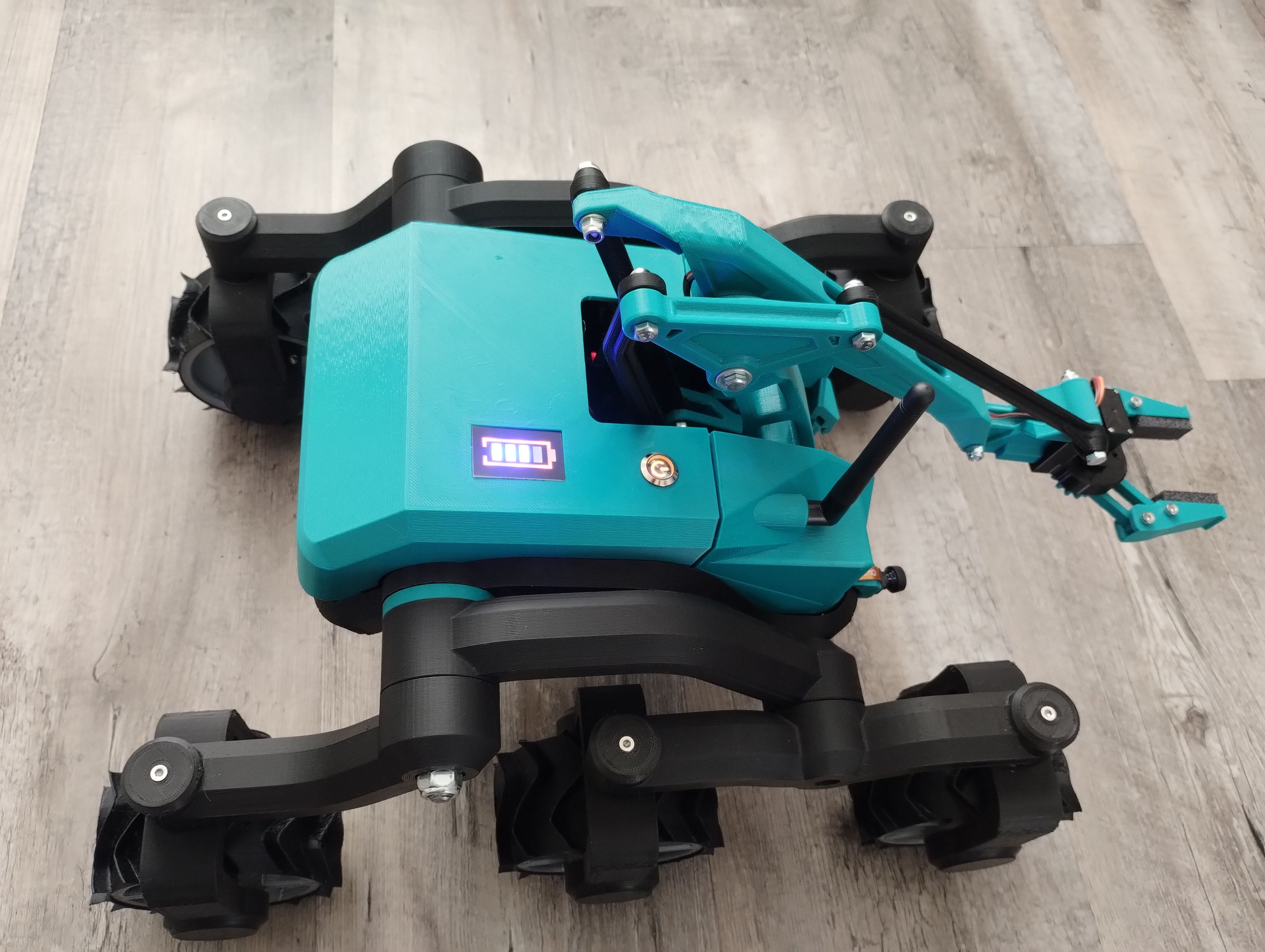 ESP32 CAM Rover with robotic arm