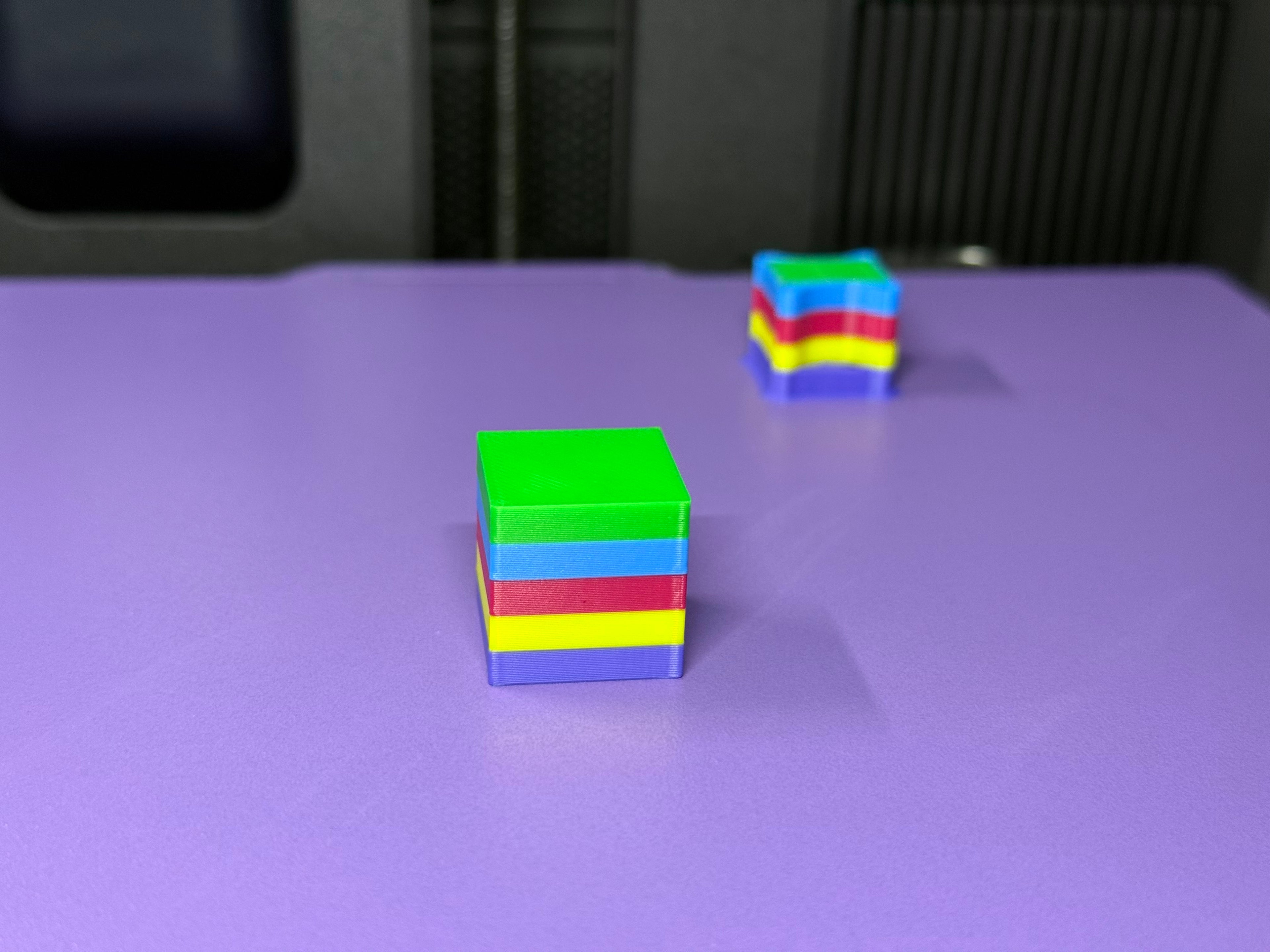 Filament Color Test Cube