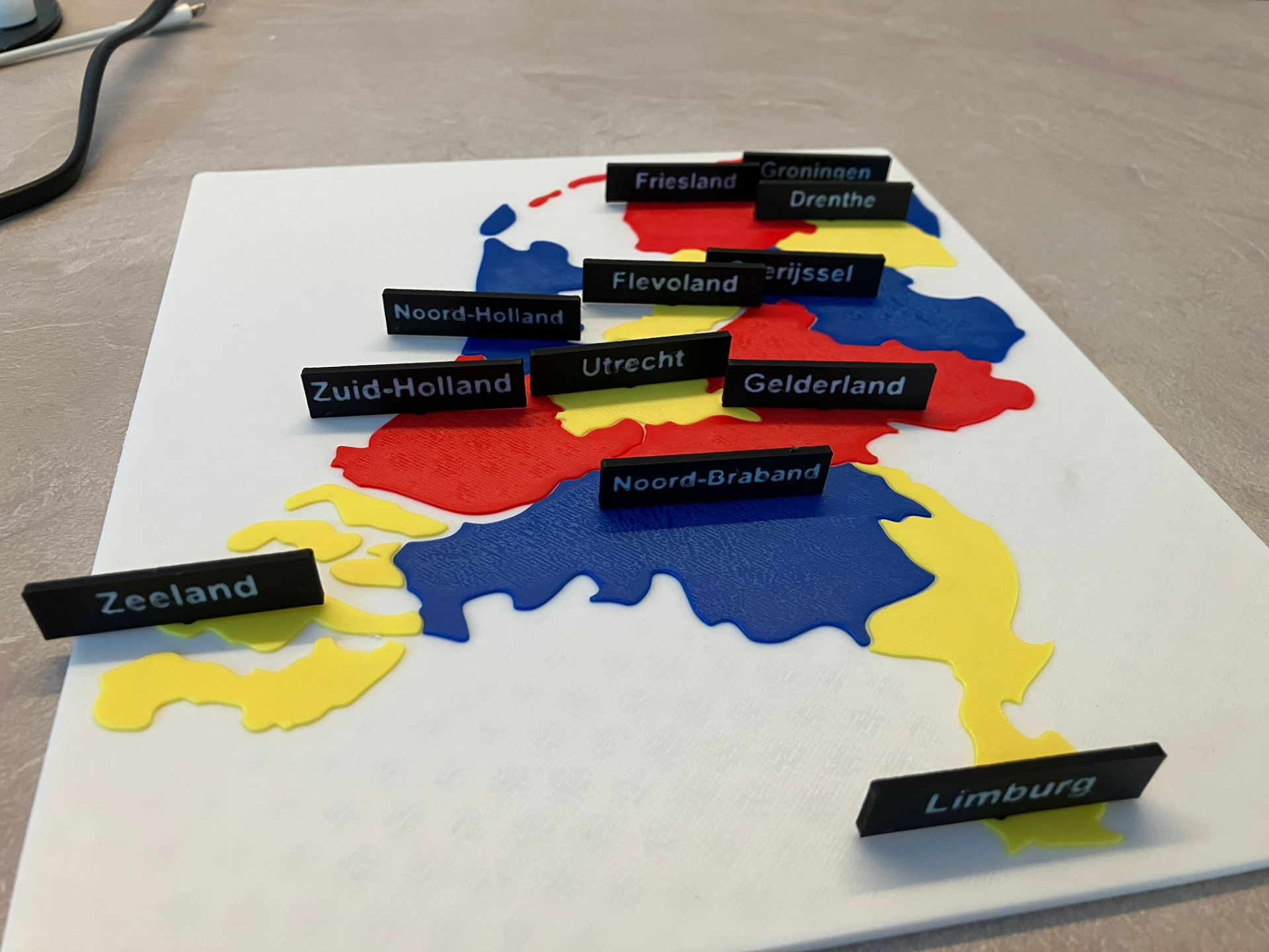 Map of the Netherlands – Learn Provinces&Capitals