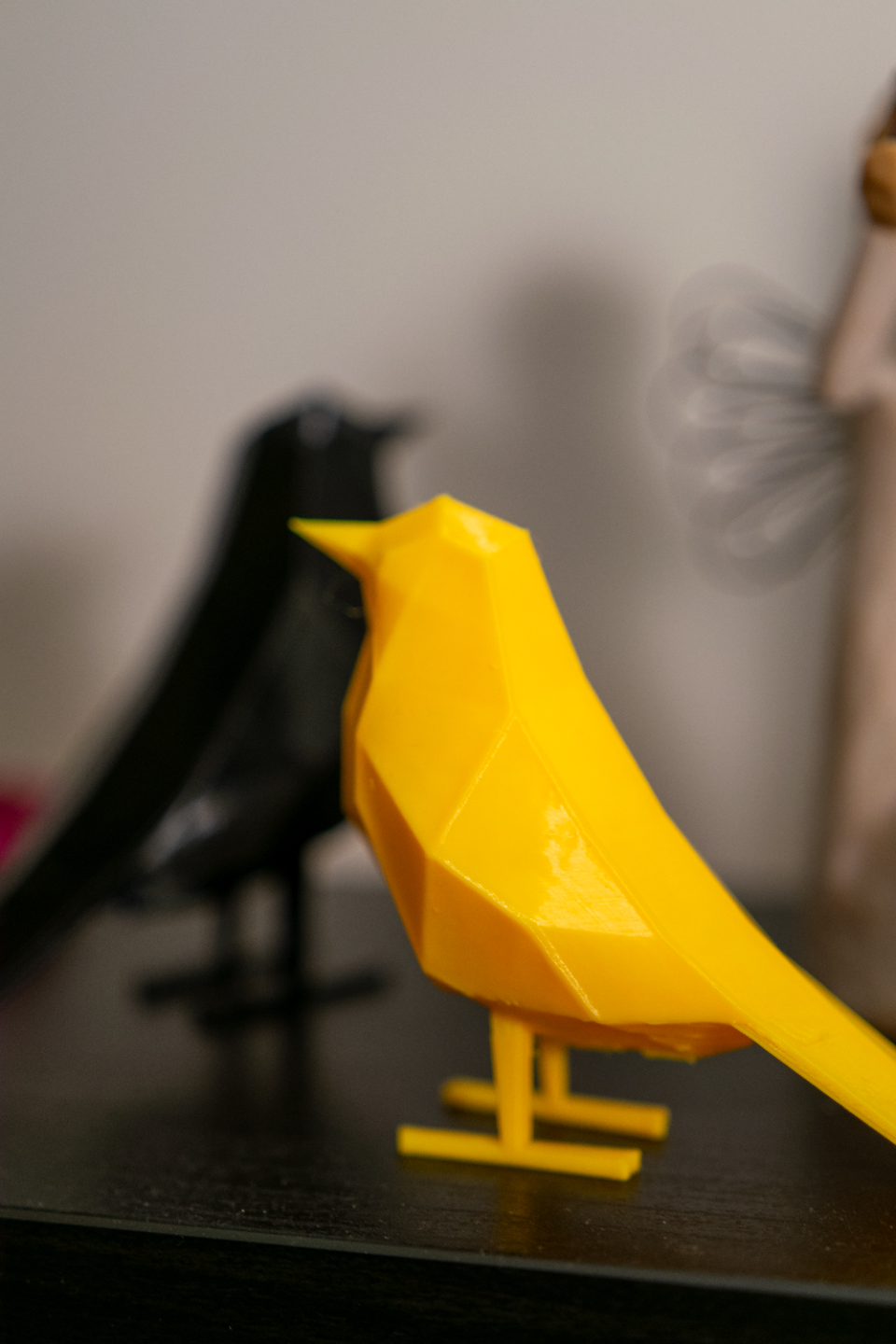 Low-poly sparrow