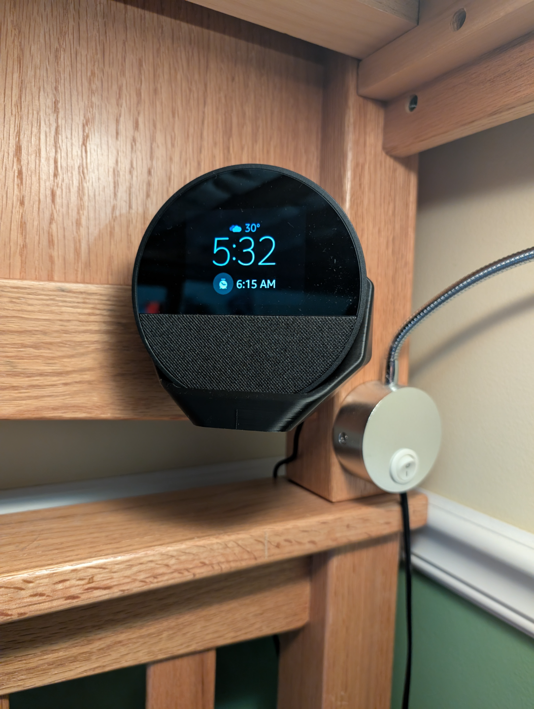 Amazon Echo Spot (2024) Angled Wall Mount Bracket