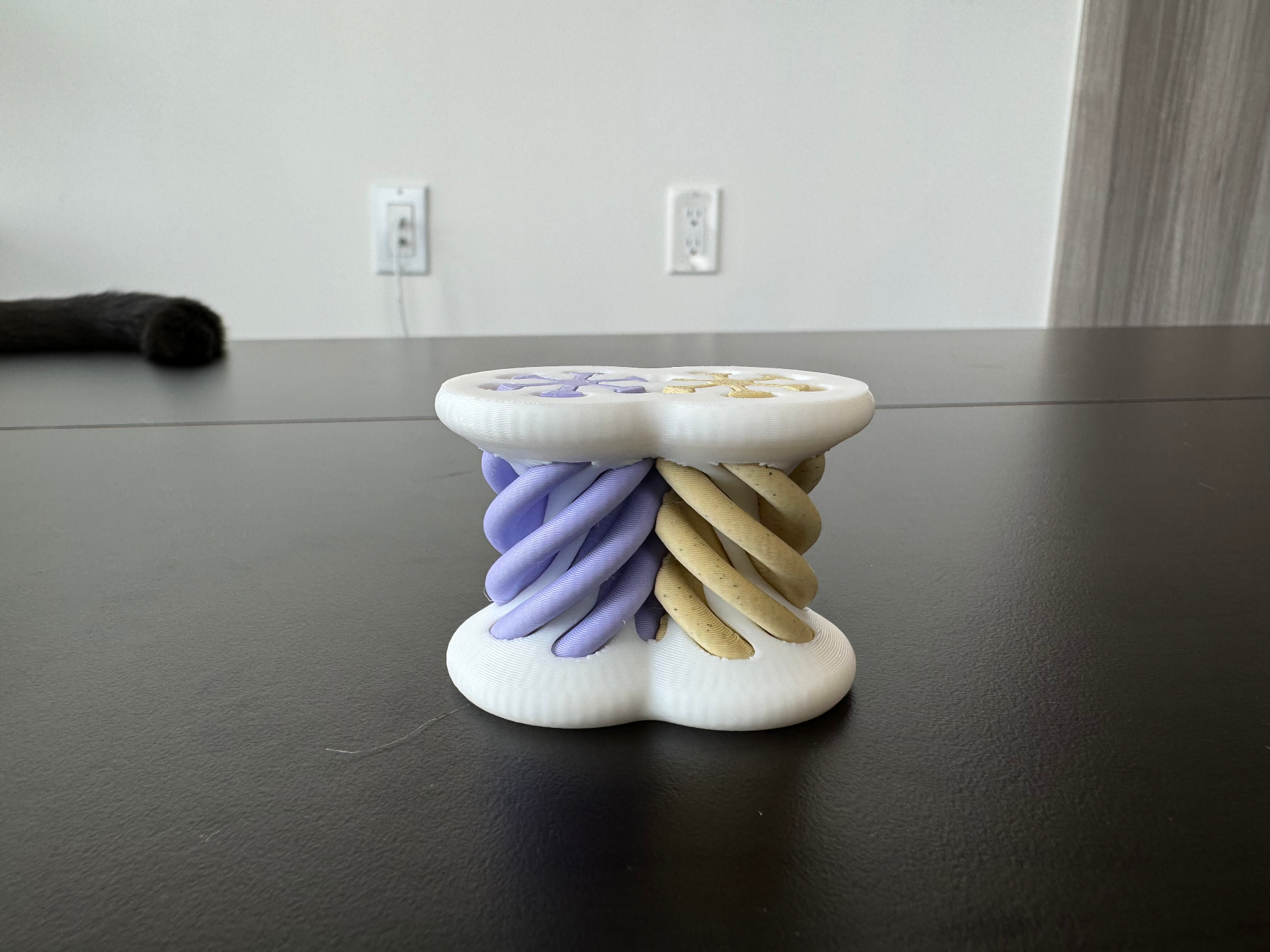 Doubly Impossible Helical Passthrough Illusion