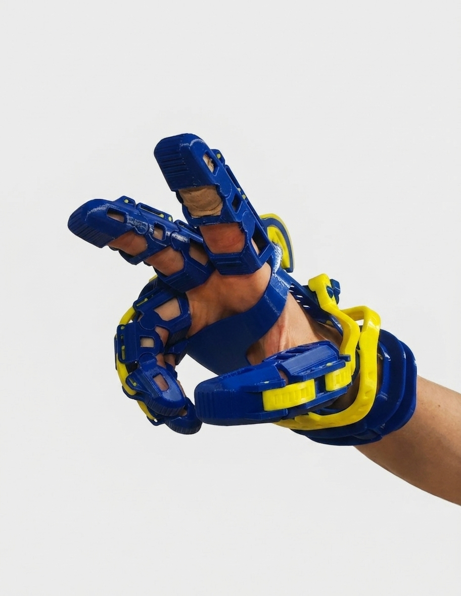 Cybernetic Exoskeleton Power Armor Glove