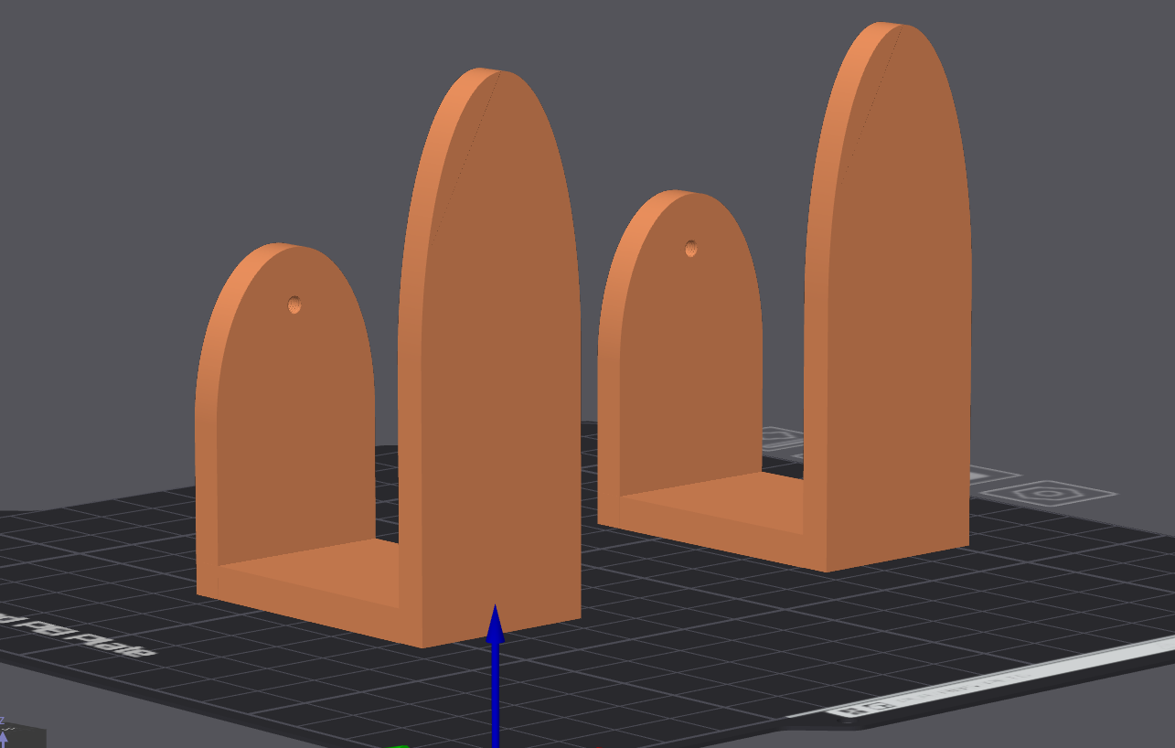 simple router wall stand small (2 pieces)