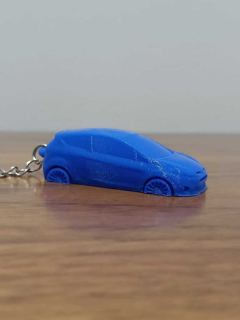 3D Ford Fiesta 2012 Keychain