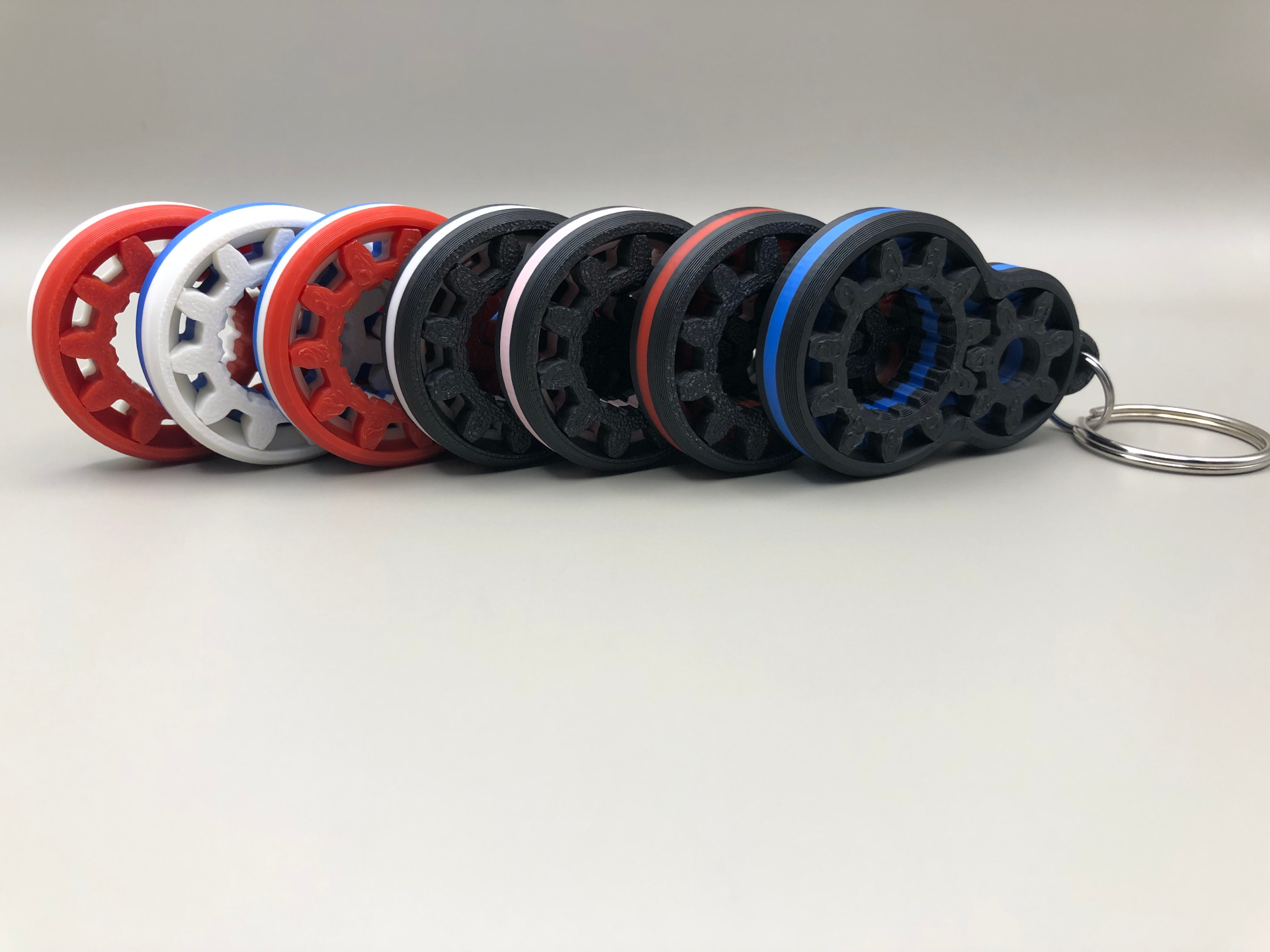Gear Fidget Keychain 3 colors