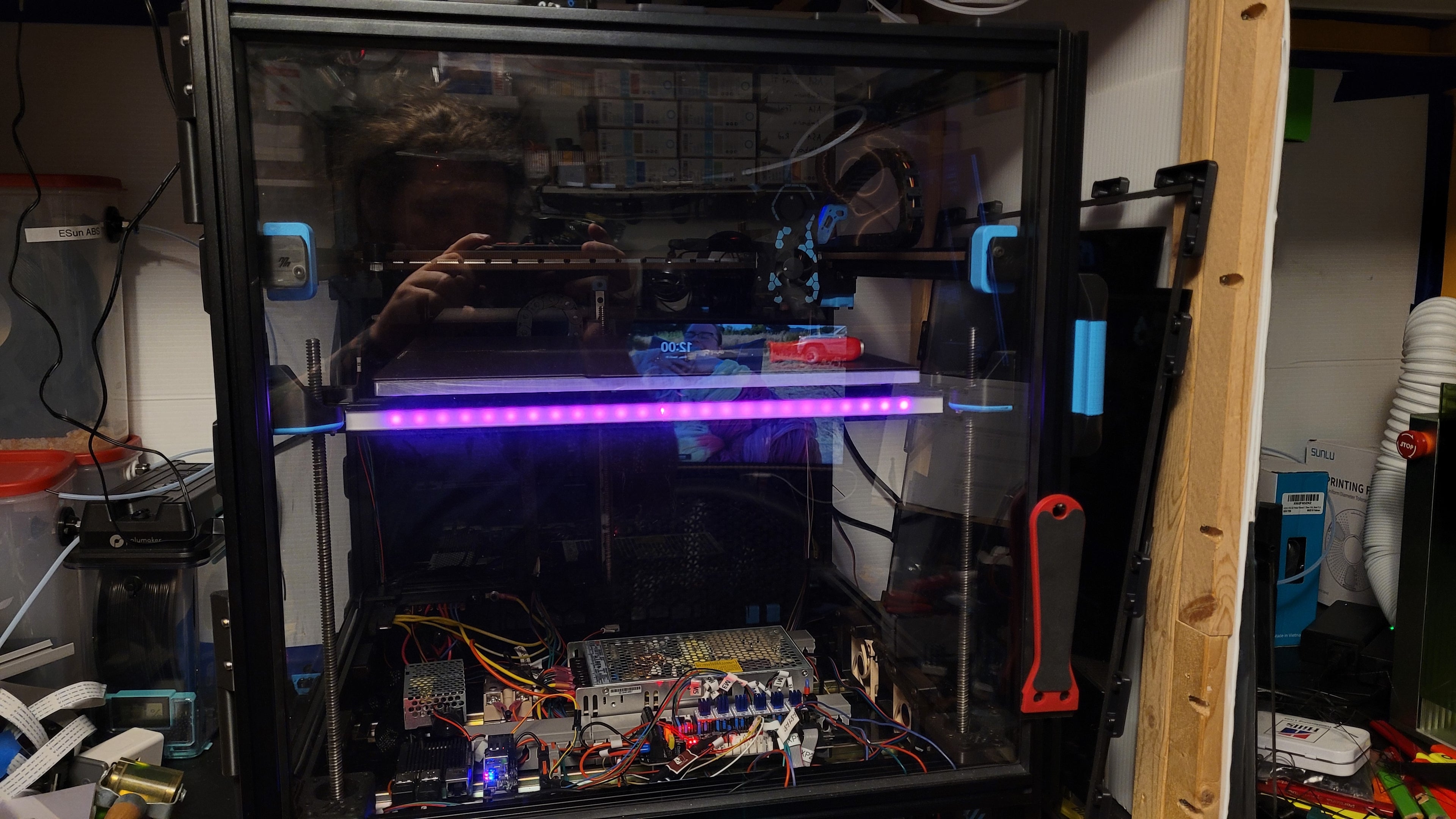 Disco & Daylight Stick mount for Voron Trident Bed