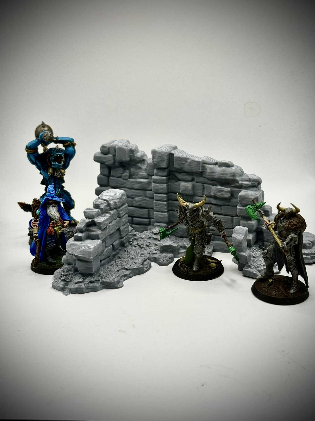 Ruined temple wall - Scatter terrain