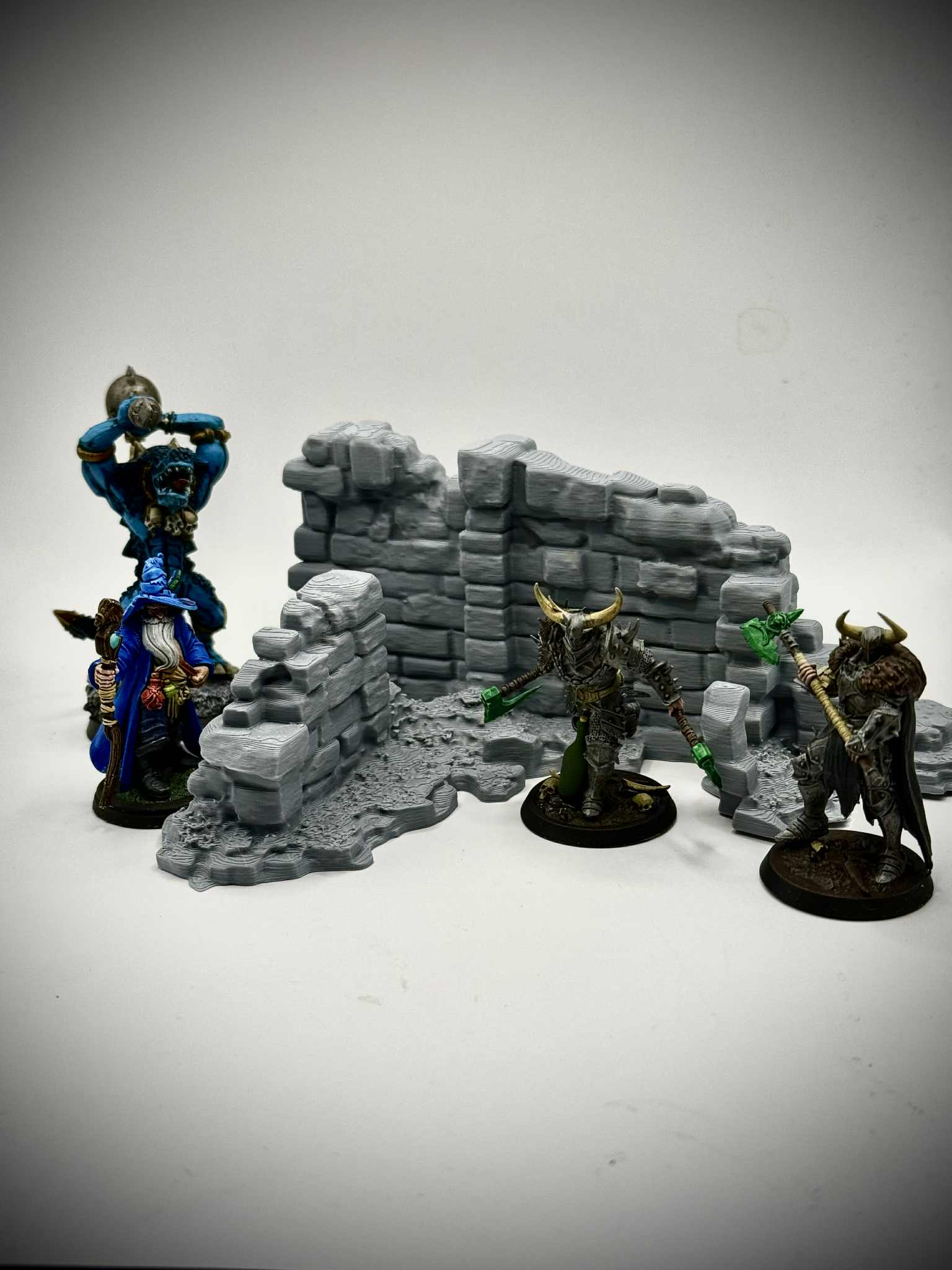 Ruined temple wall - Scatter terrain