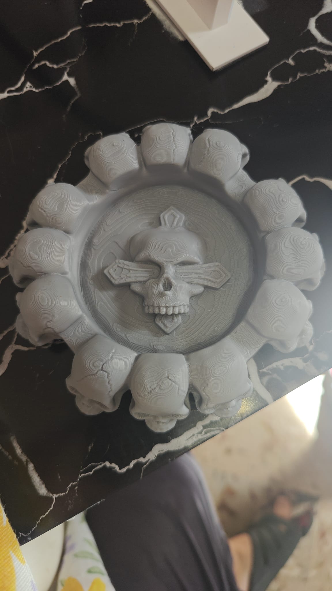 Gothic Skull Ashtray – Posacenere No-Support
