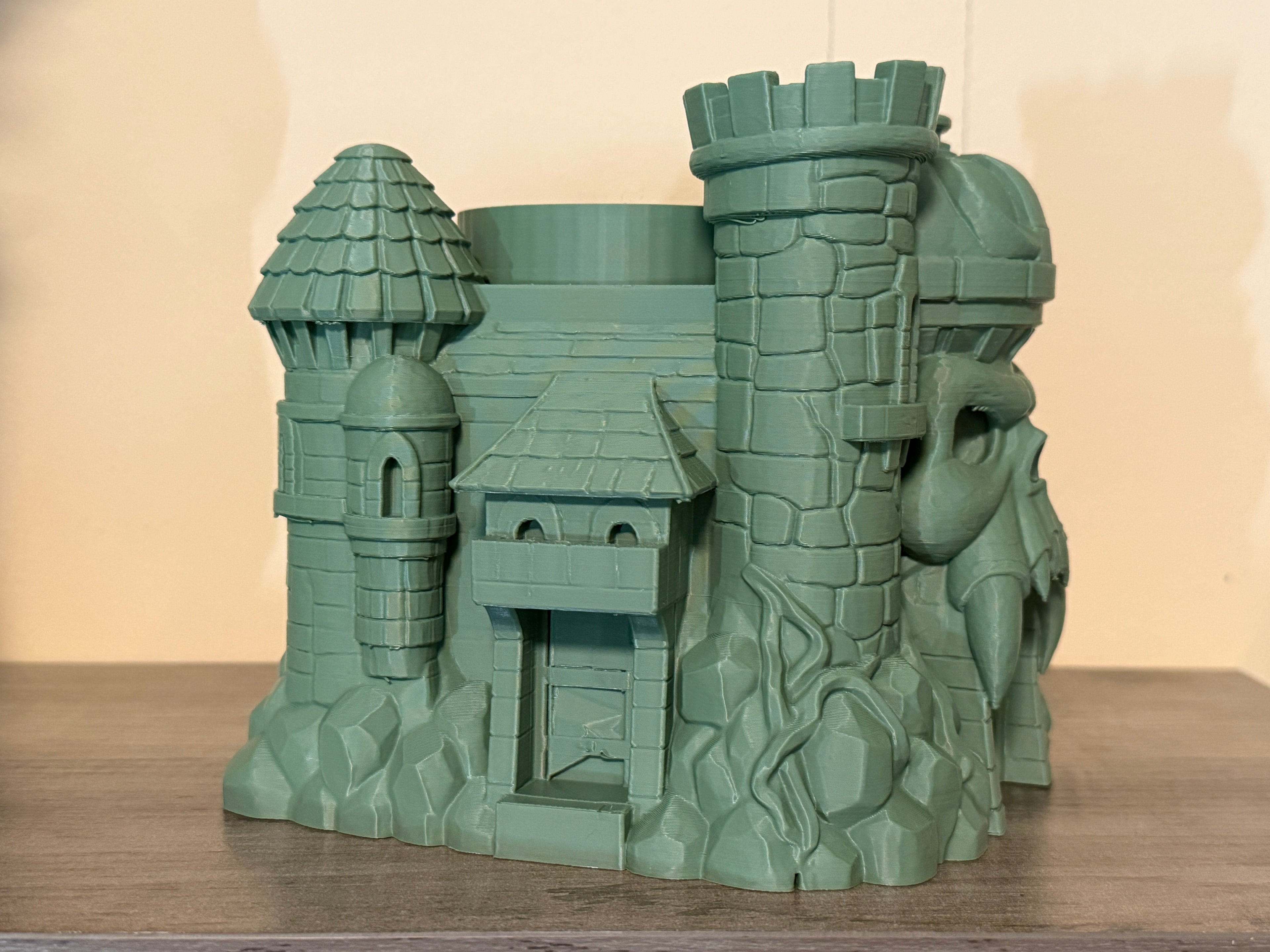 He-Man Castle Grayskull Drink Holder or Planter