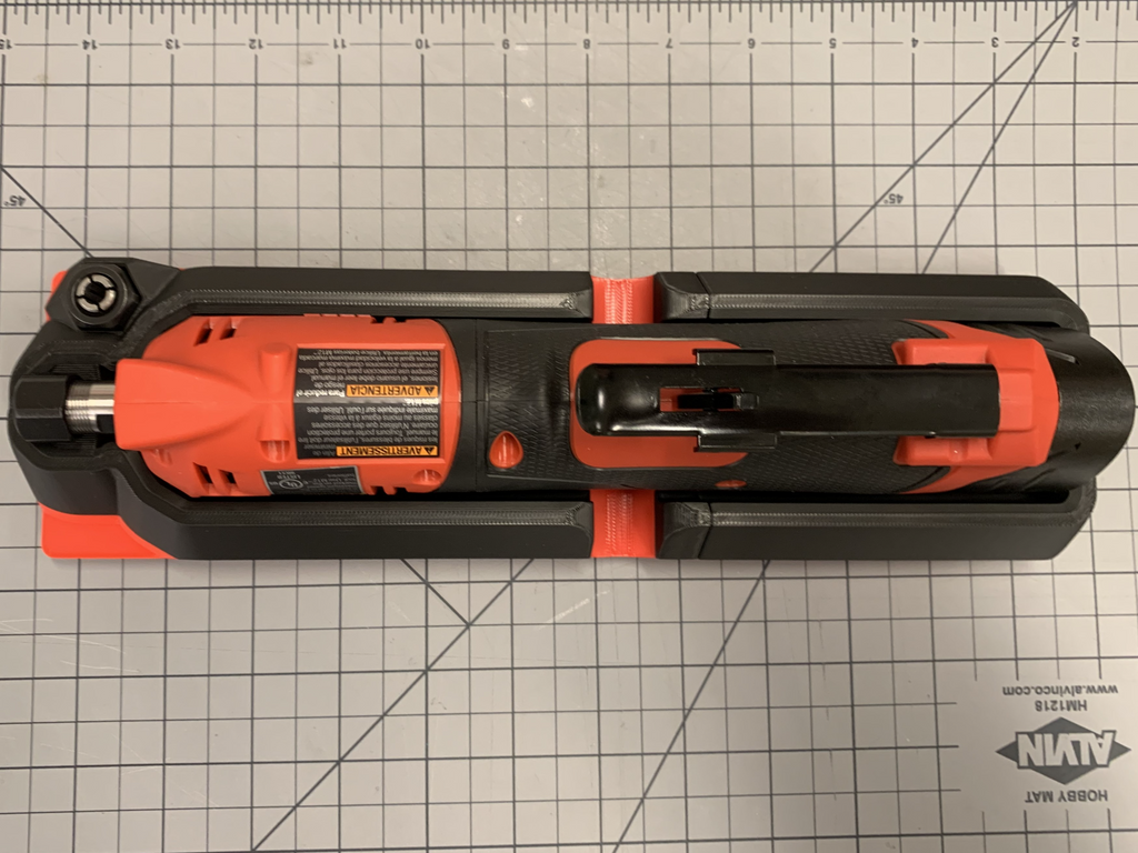 Gridfinity Shadow Tray-M12 Die Grinder 2486-20Rev2