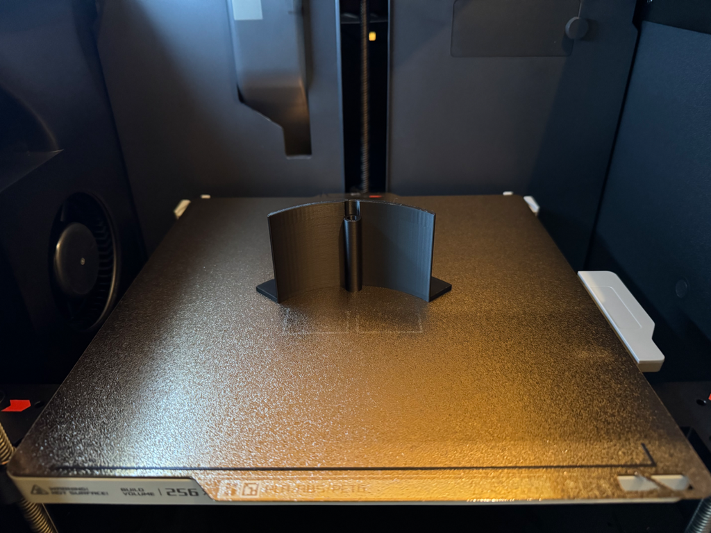 Magnetic mount under desk headphone stand